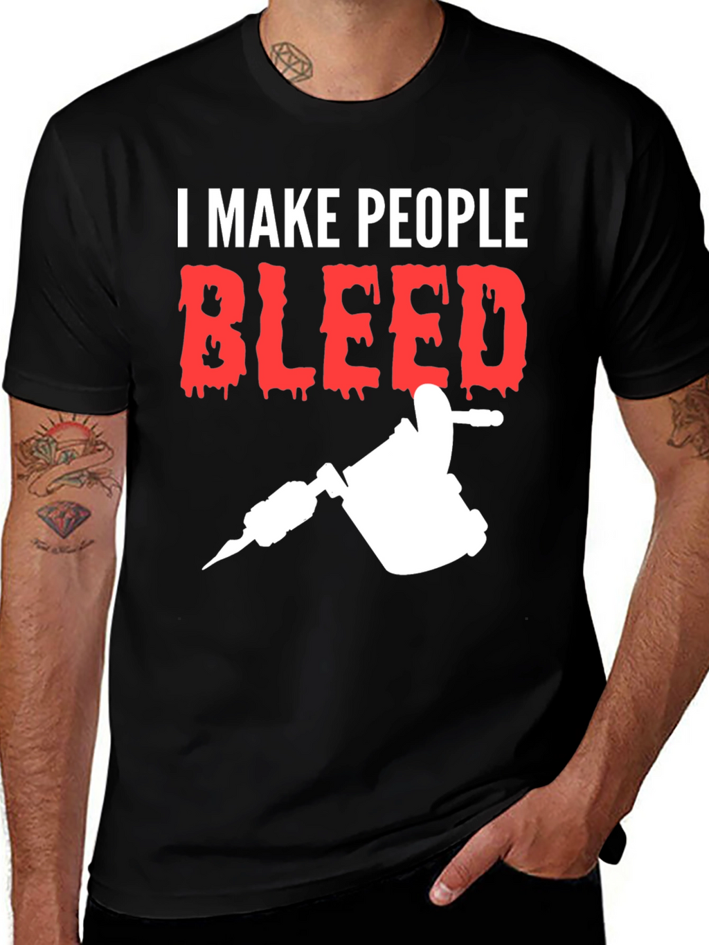 I Make People Bleed Tattoo Artist T-Shirt