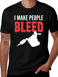I Make People Bleed Tattoo Artist T-Shirt