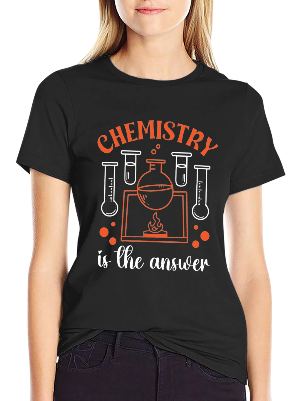 Chemistry is the Answer Graphic T-Shirt