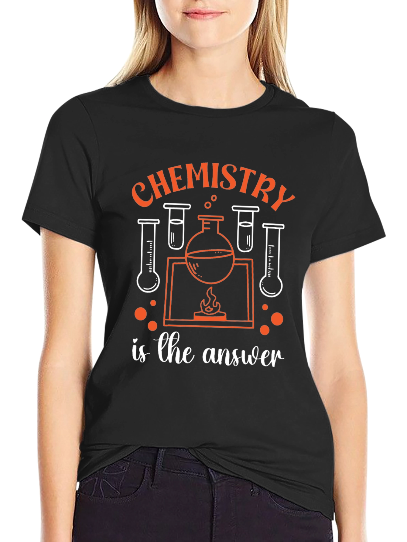 Chemistry is the Answer Graphic T-Shirt