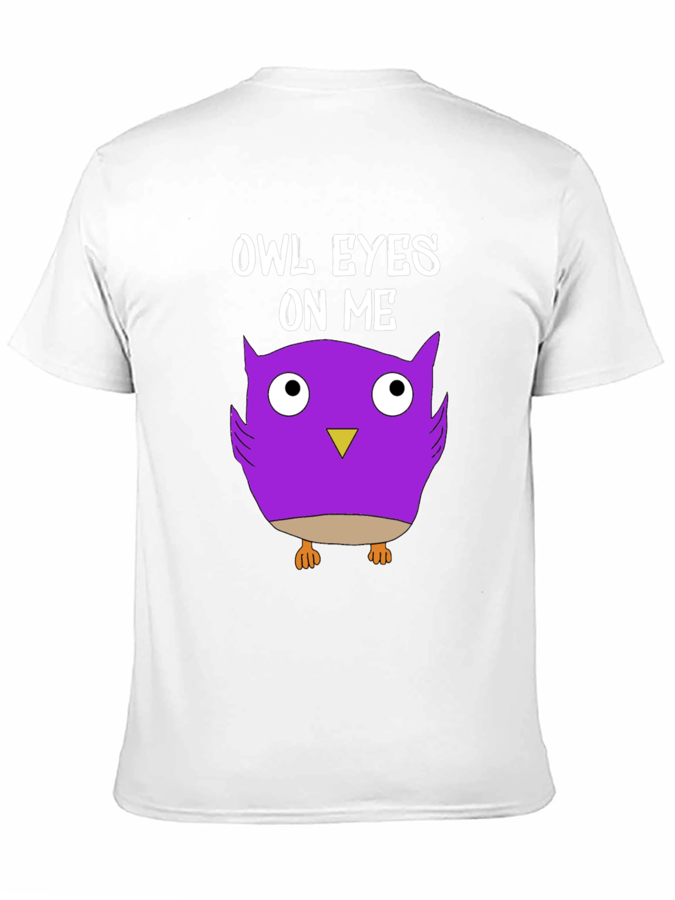 Owl Eyes On Me Graphic Tee - Black