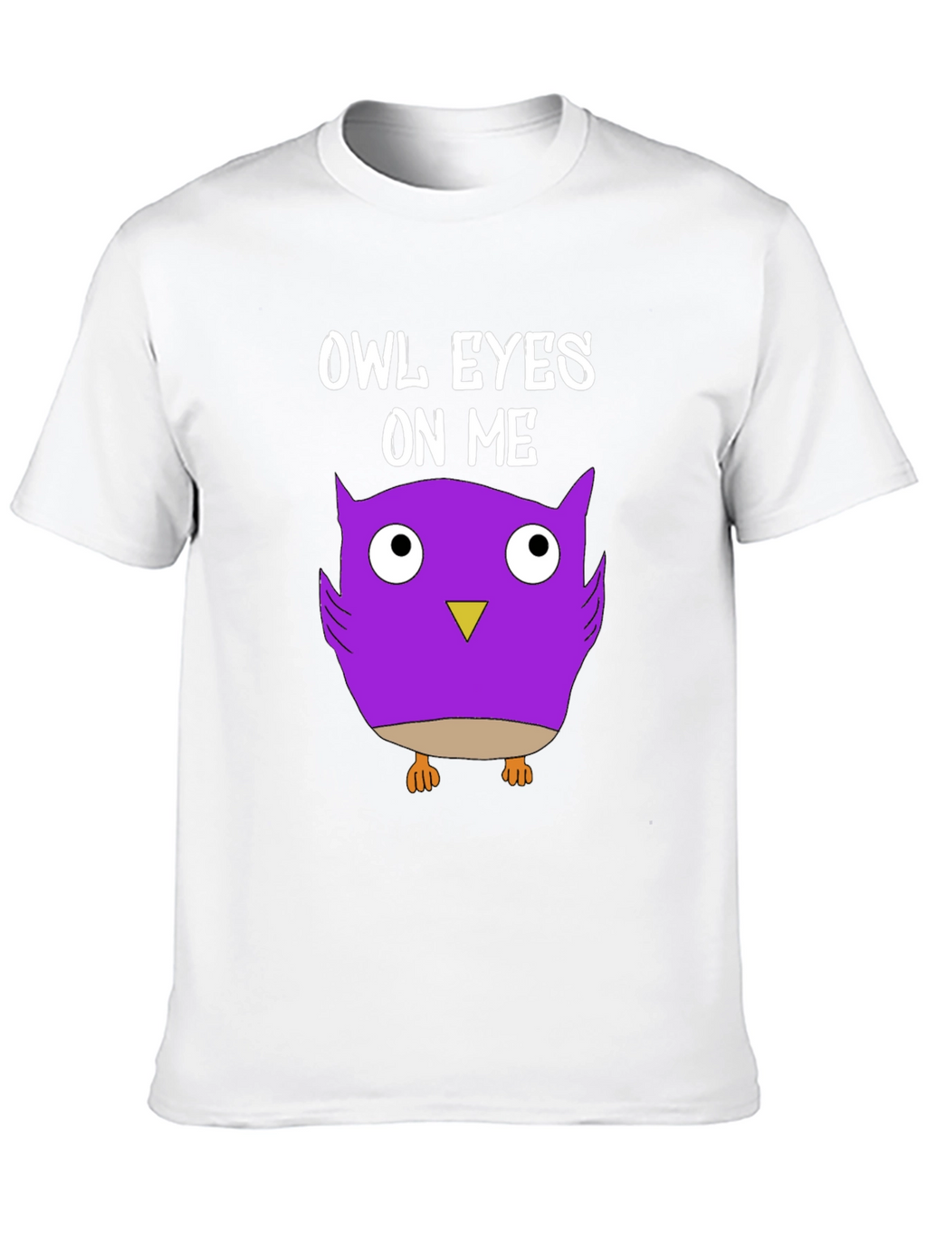 Owl Eyes On Me Graphic Tee - Black