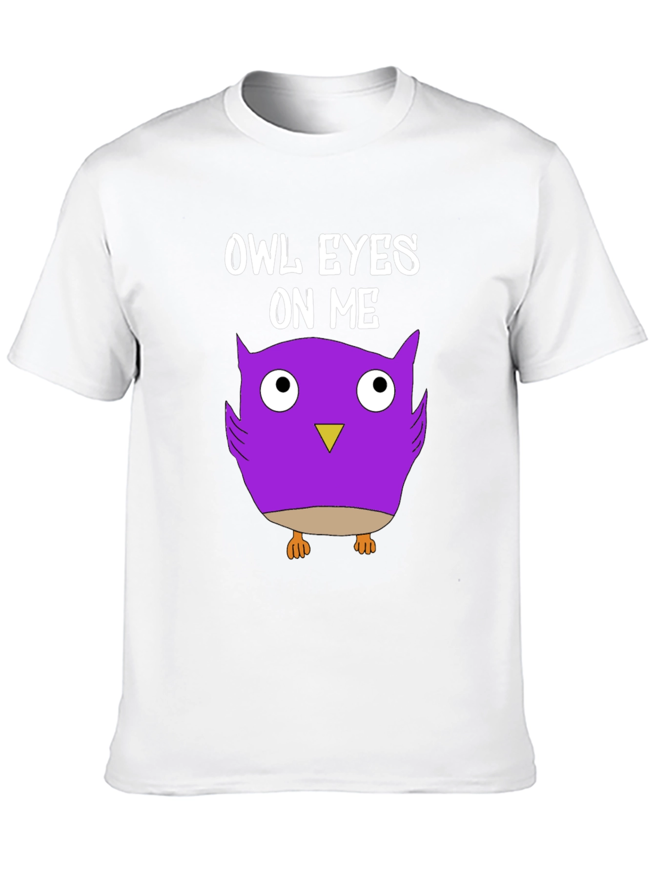 Owl Eyes On Me Graphic Tee - Black