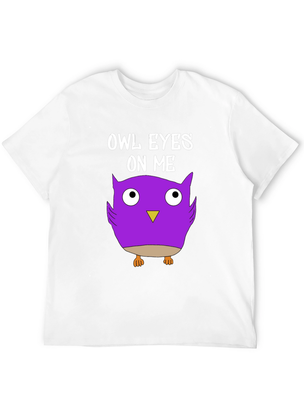 Owl Eyes On Me Graphic Tee - Black