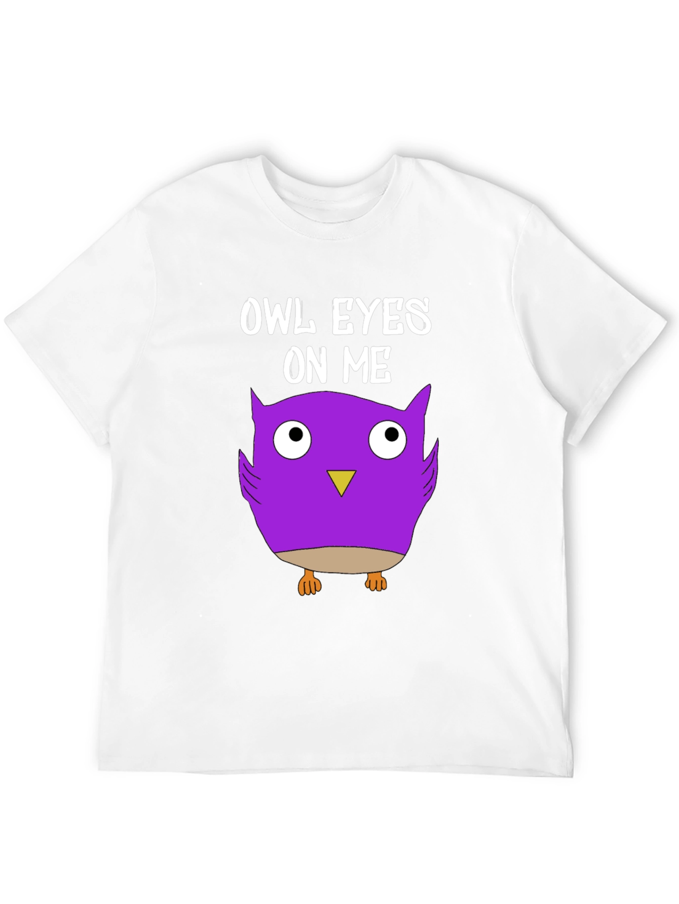 Owl Eyes On Me Graphic Tee - Black