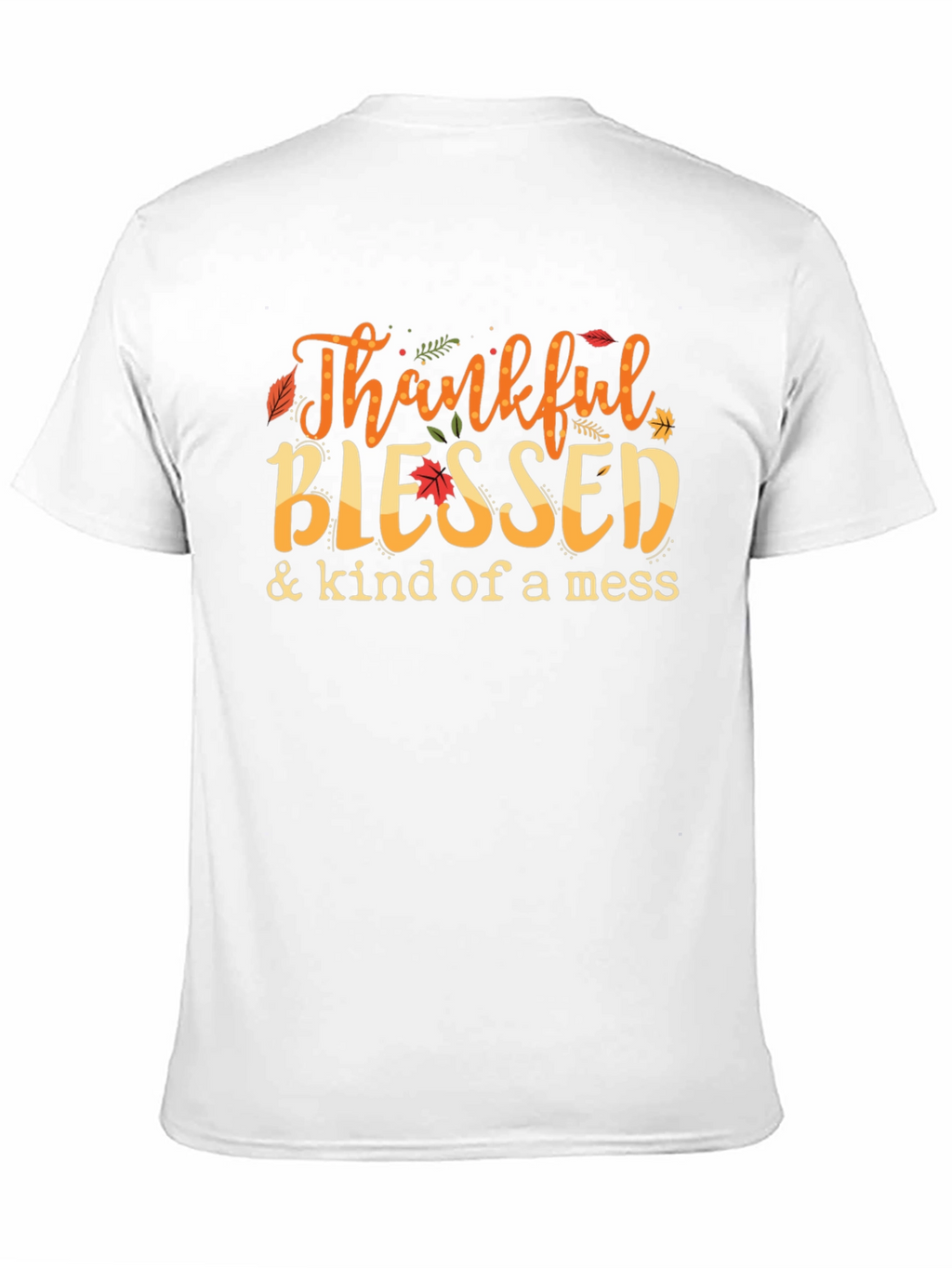Thankful Blessed T-Shirt Autumn Graphic Tee