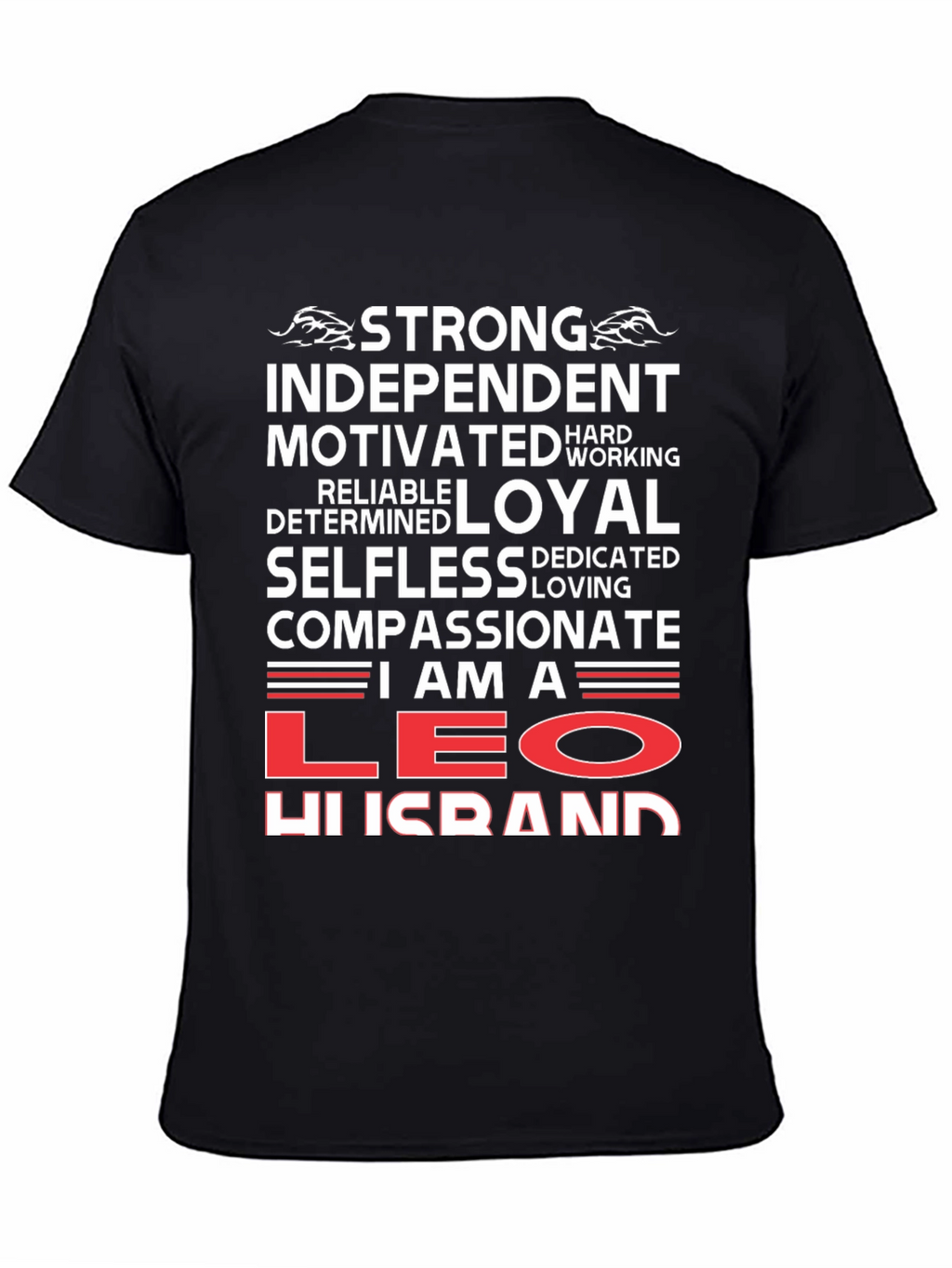Strong Leo Husband Graphic Tee