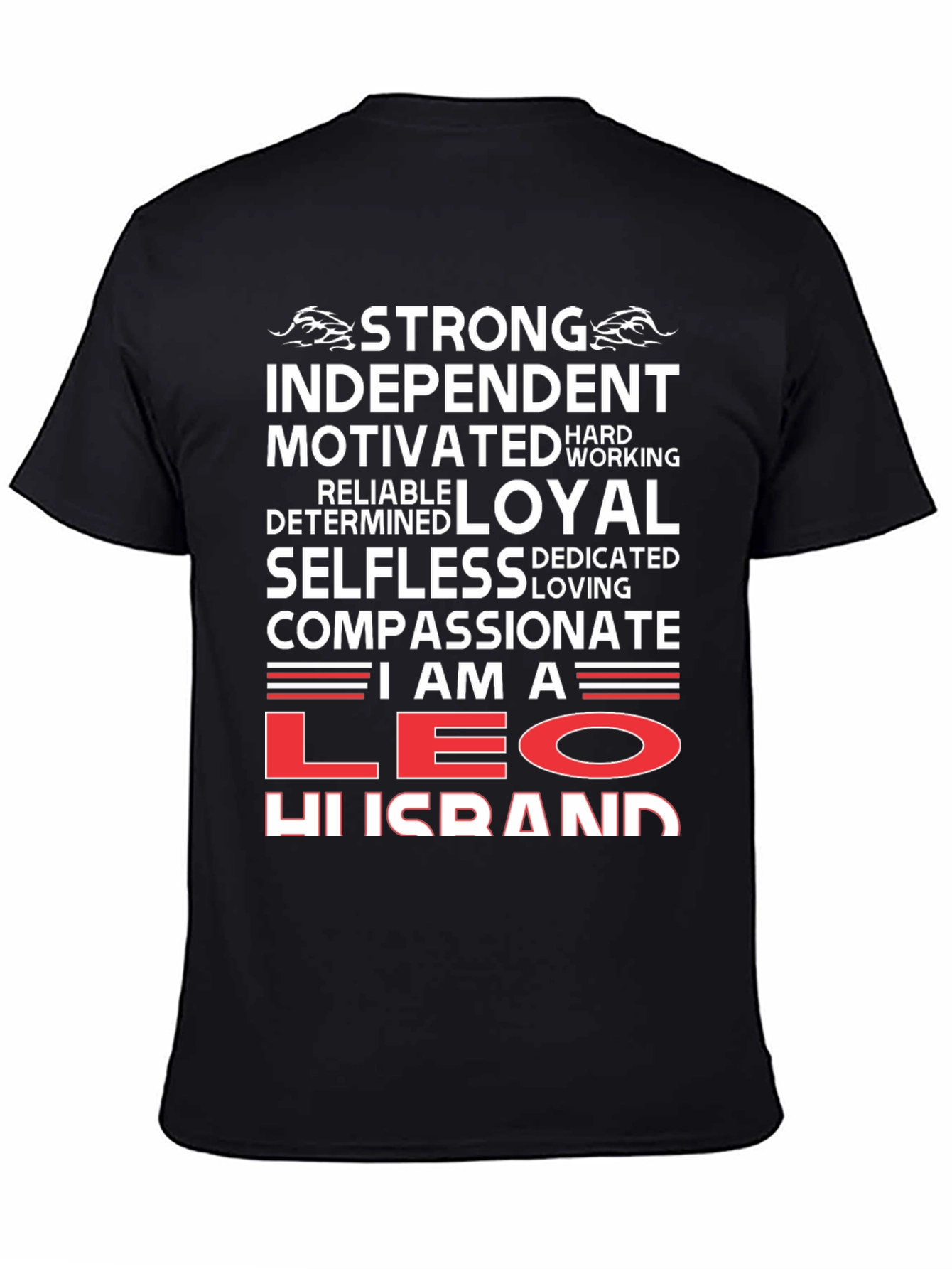 Strong Leo Husband Graphic Tee