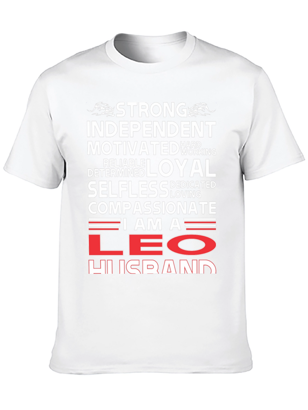 Strong Leo Husband Graphic Tee