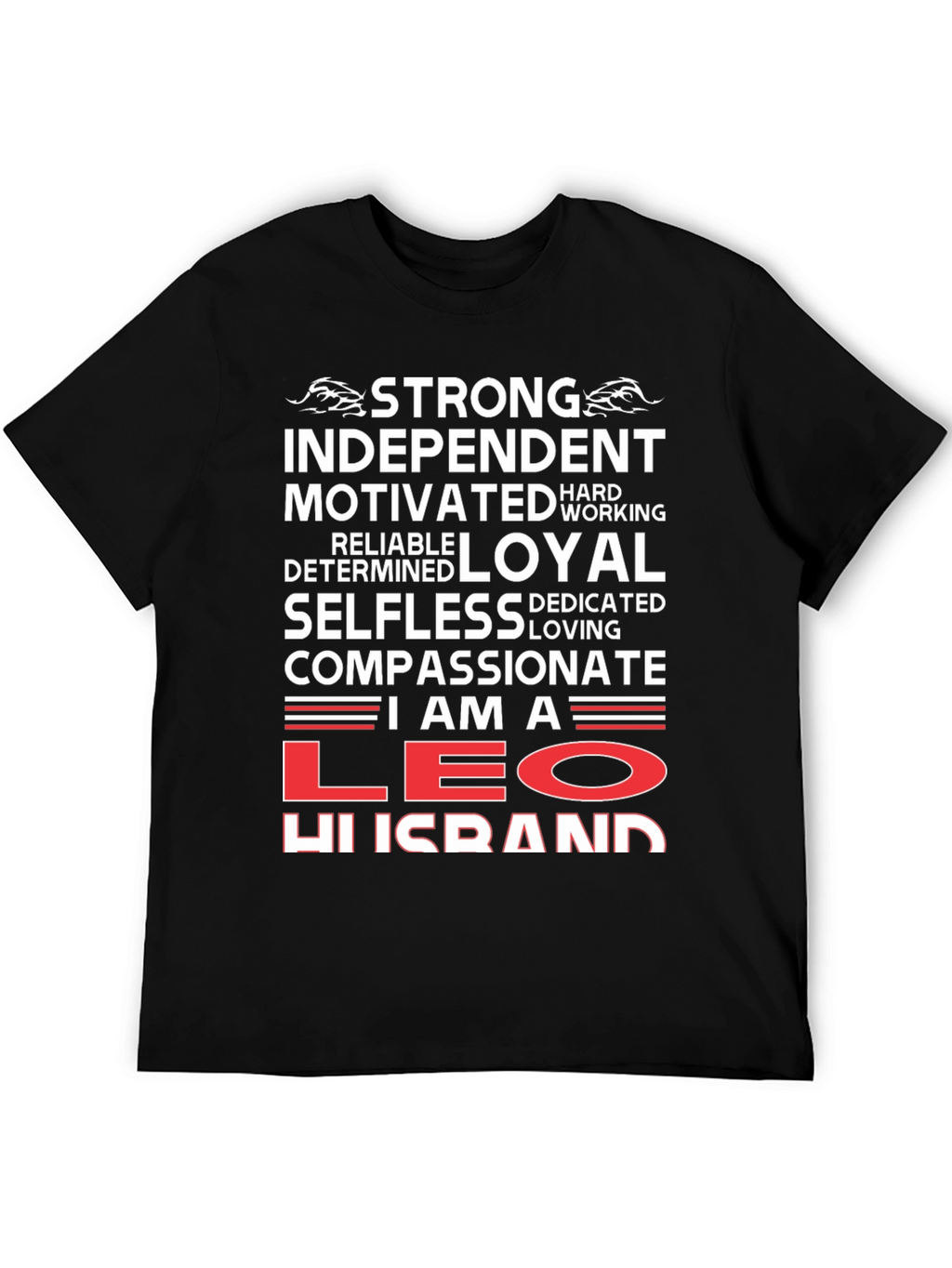 Strong Leo Husband Graphic Tee