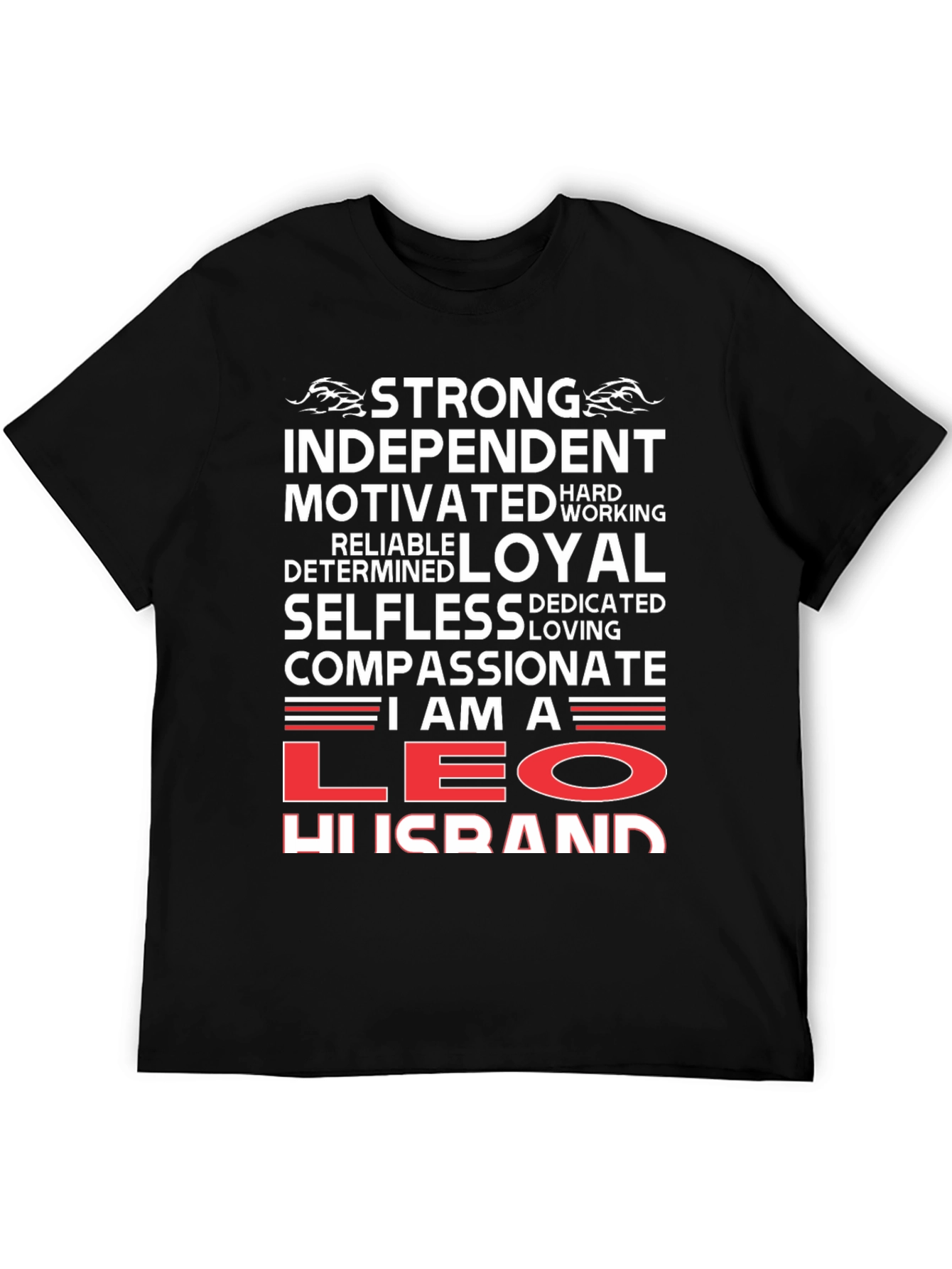 Strong Leo Husband Graphic Tee