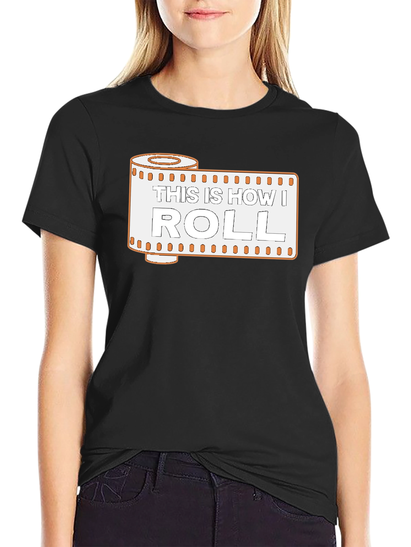 This is How I Roll - Photography T-Shirt - Black