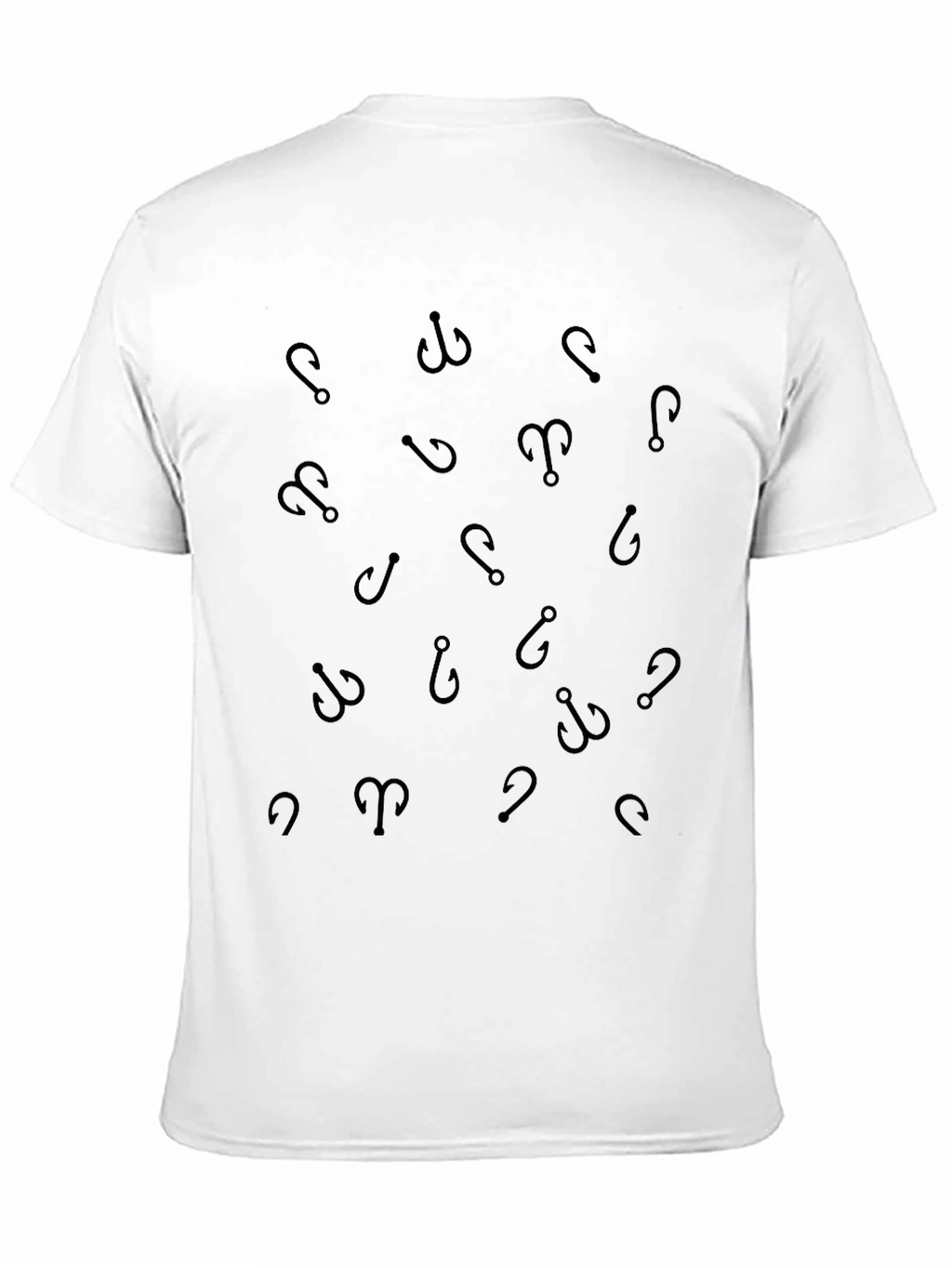 Fishing Hook Pattern Tee - Anglers Style