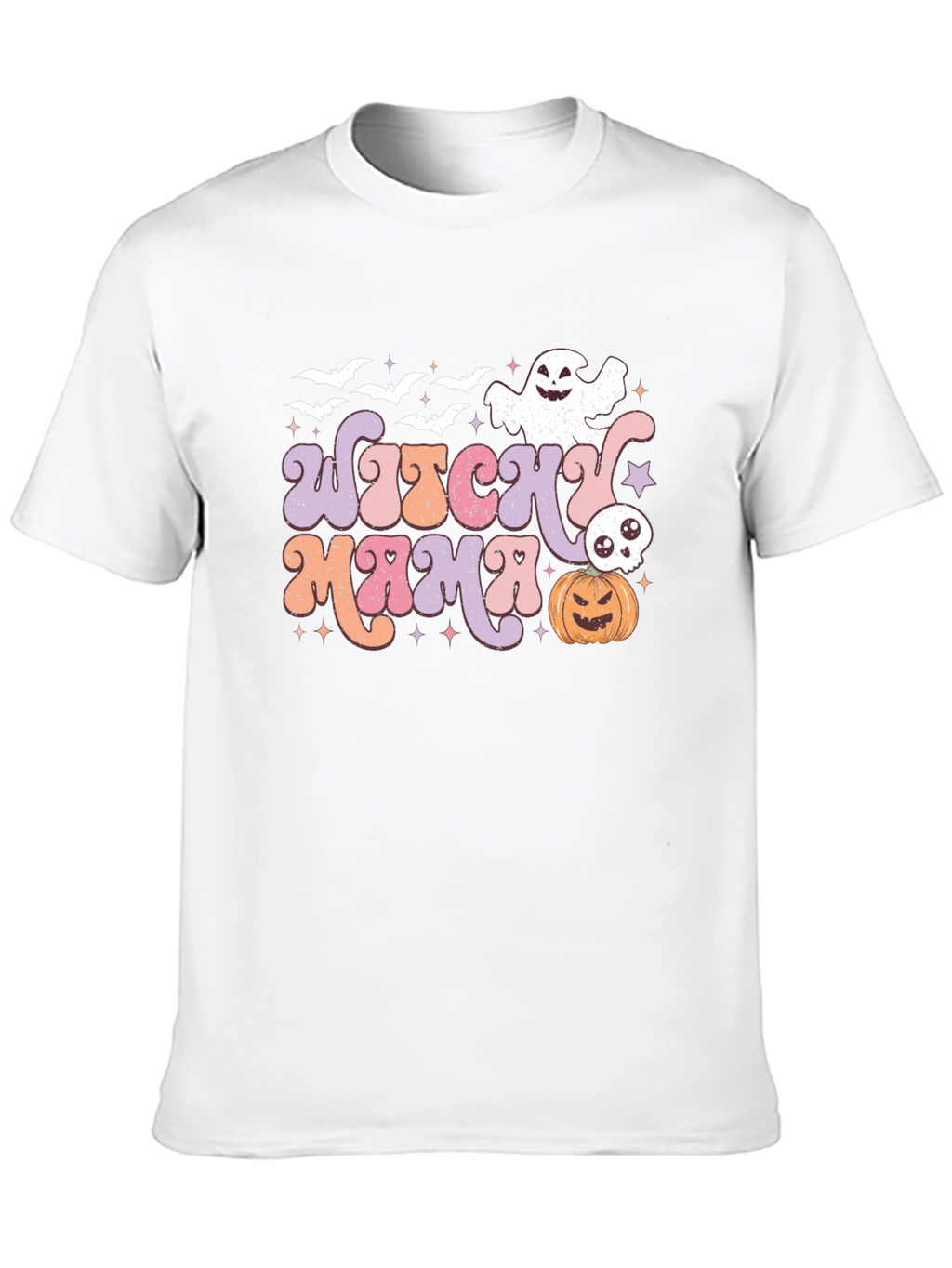 Witch Mama Halloween Graphic T-Shirt