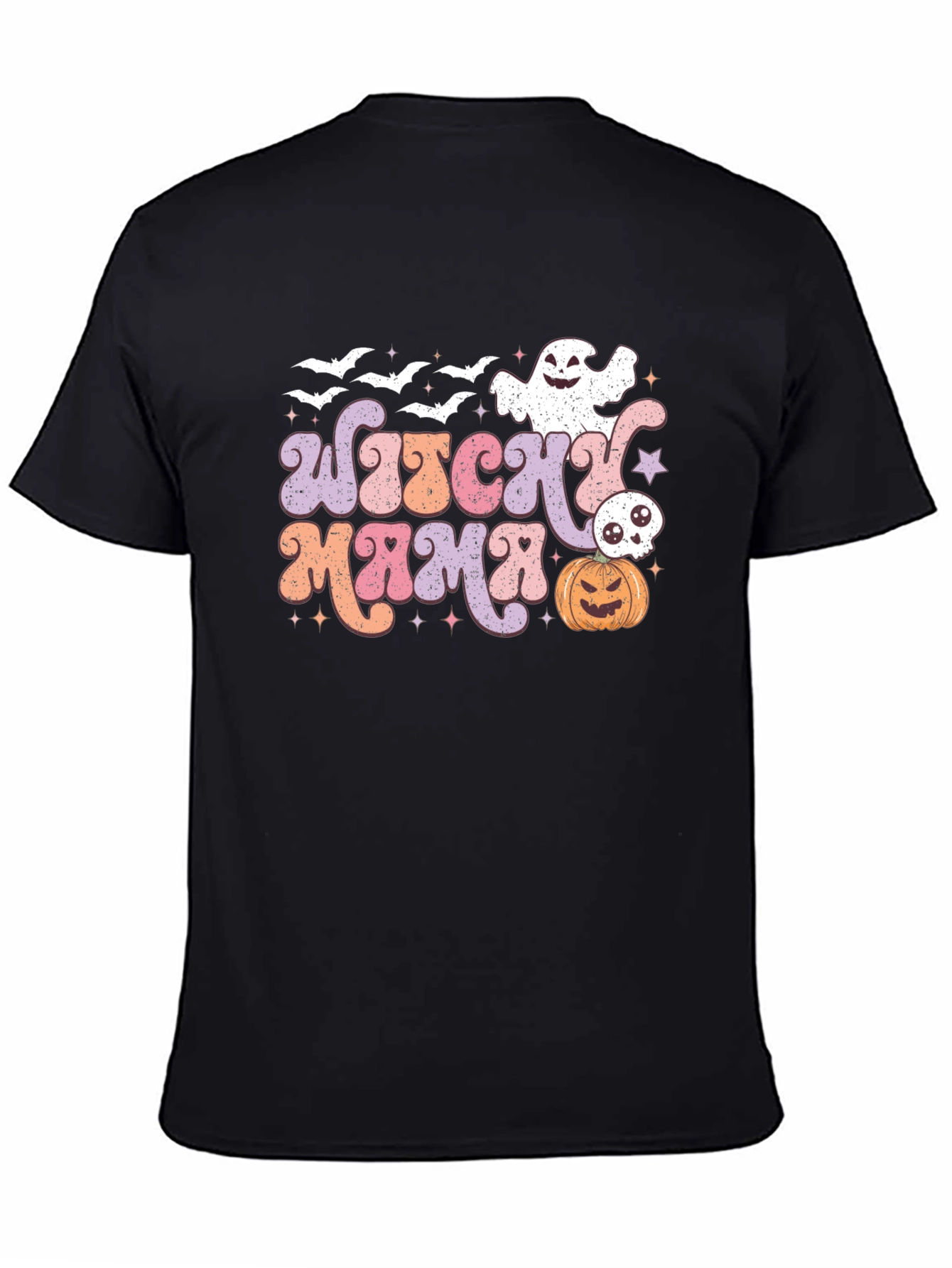 Witch Mama Halloween Graphic T-Shirt