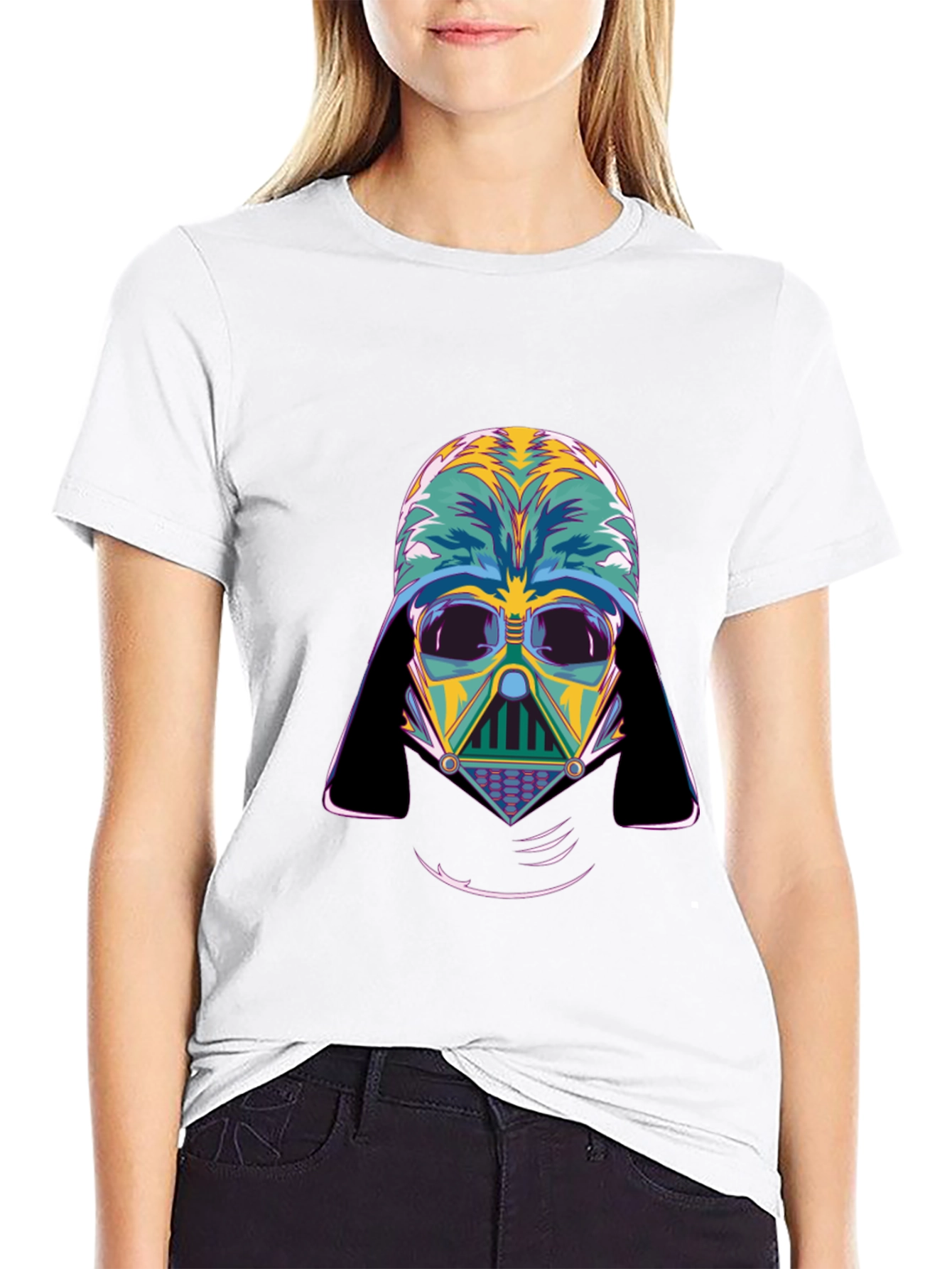 Darth Vader Graphic Tee - Pop Art Style