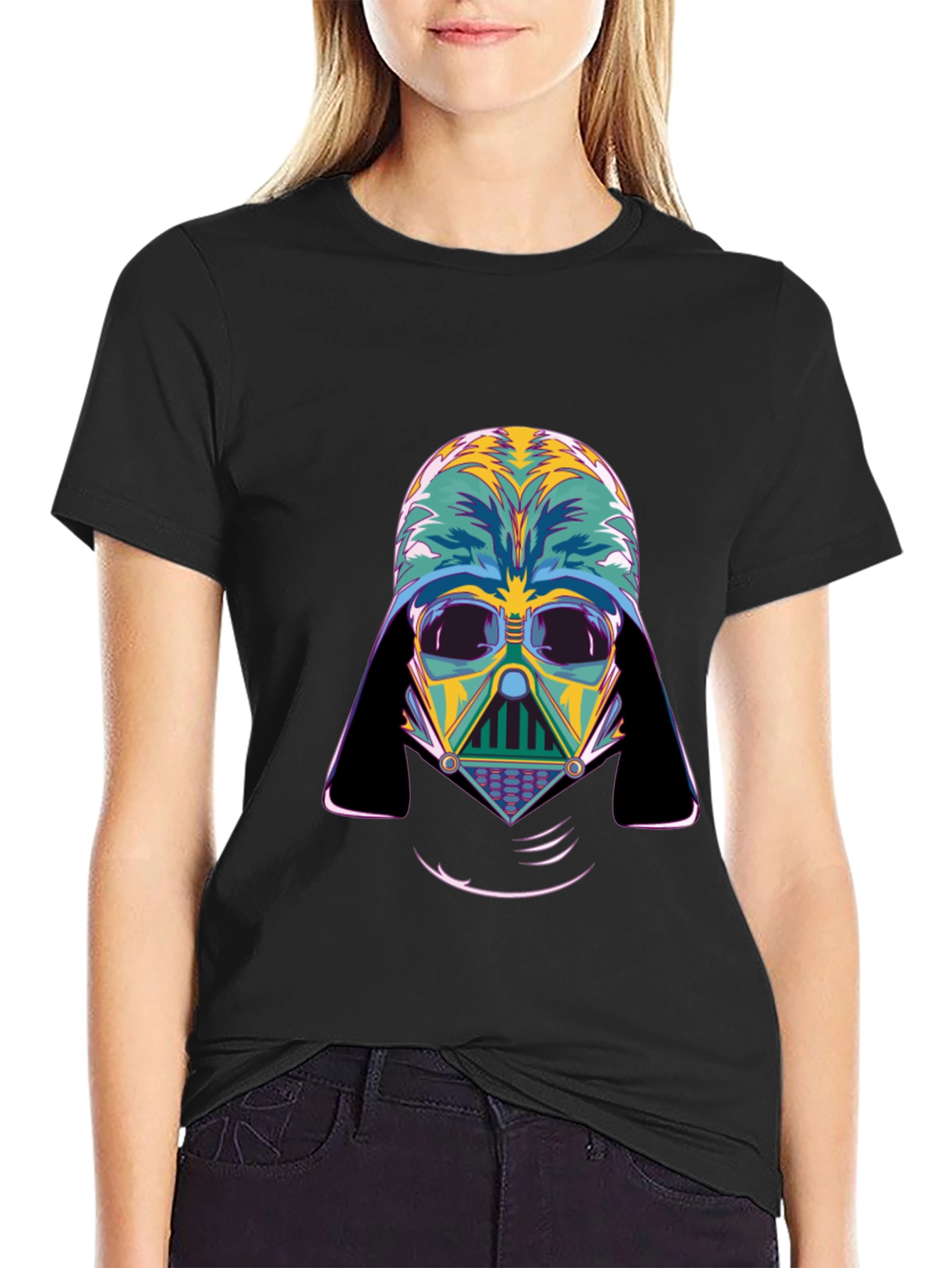 Darth Vader Graphic Tee - Pop Art Style