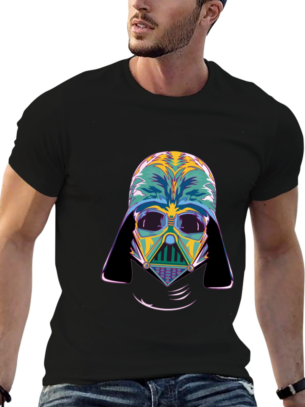 Darth Vader Graphic Tee - Pop Art Style