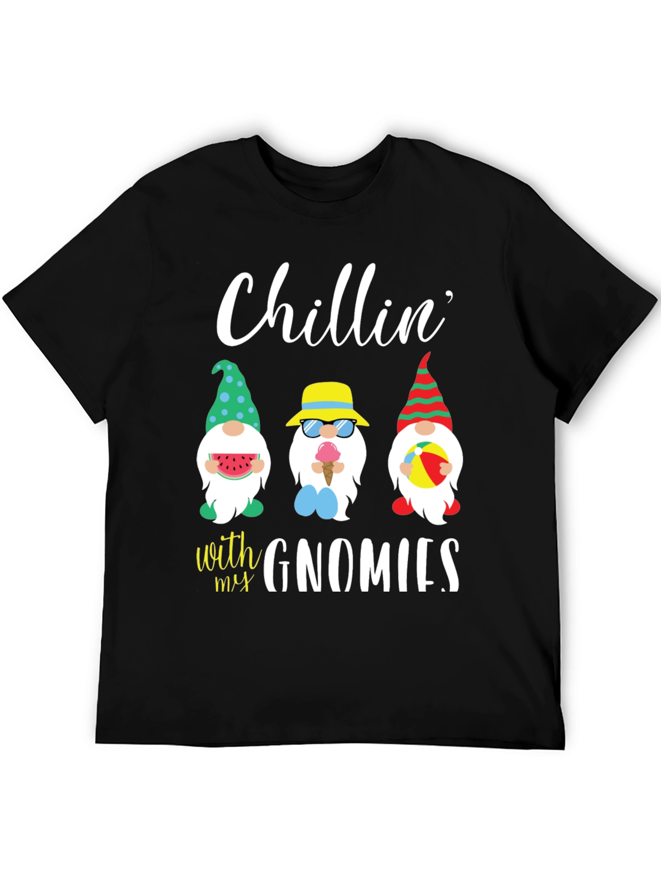 Chillin with my Gnomies Graphic Tee