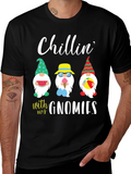 Chillin with my Gnomies Graphic Tee