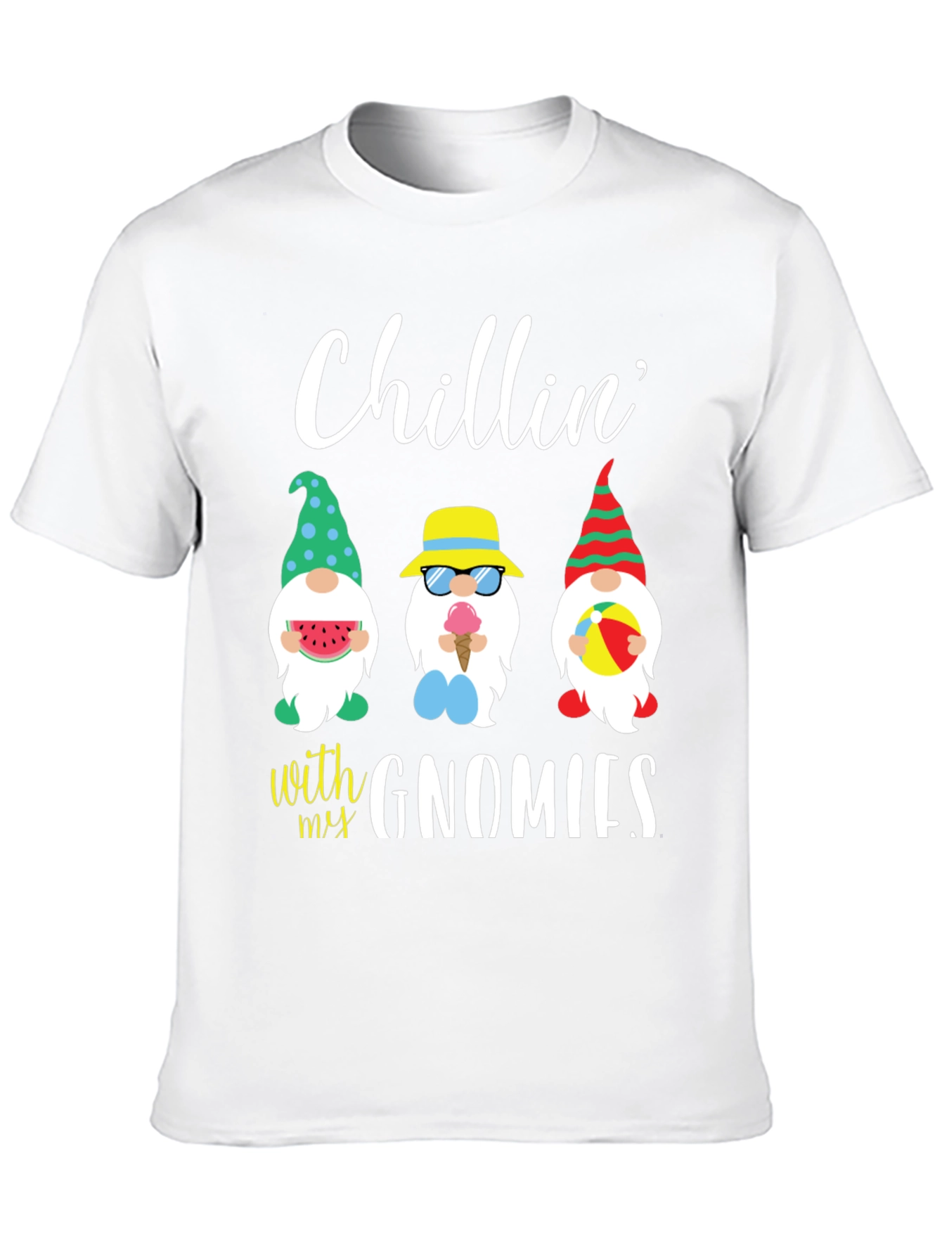 Chillin with my Gnomies Graphic Tee