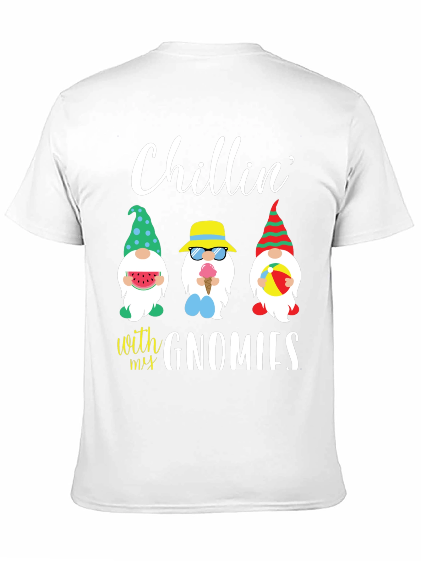 Chillin with my Gnomies Graphic Tee