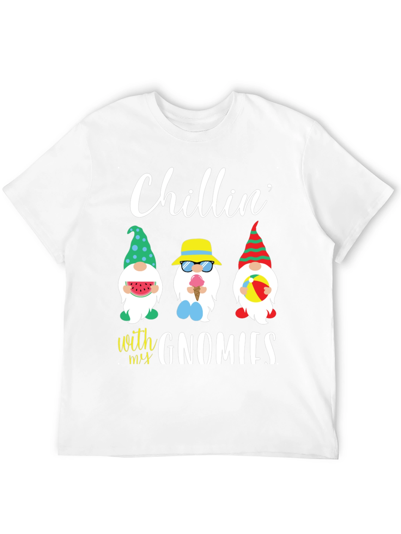 Chillin with my Gnomies Graphic Tee