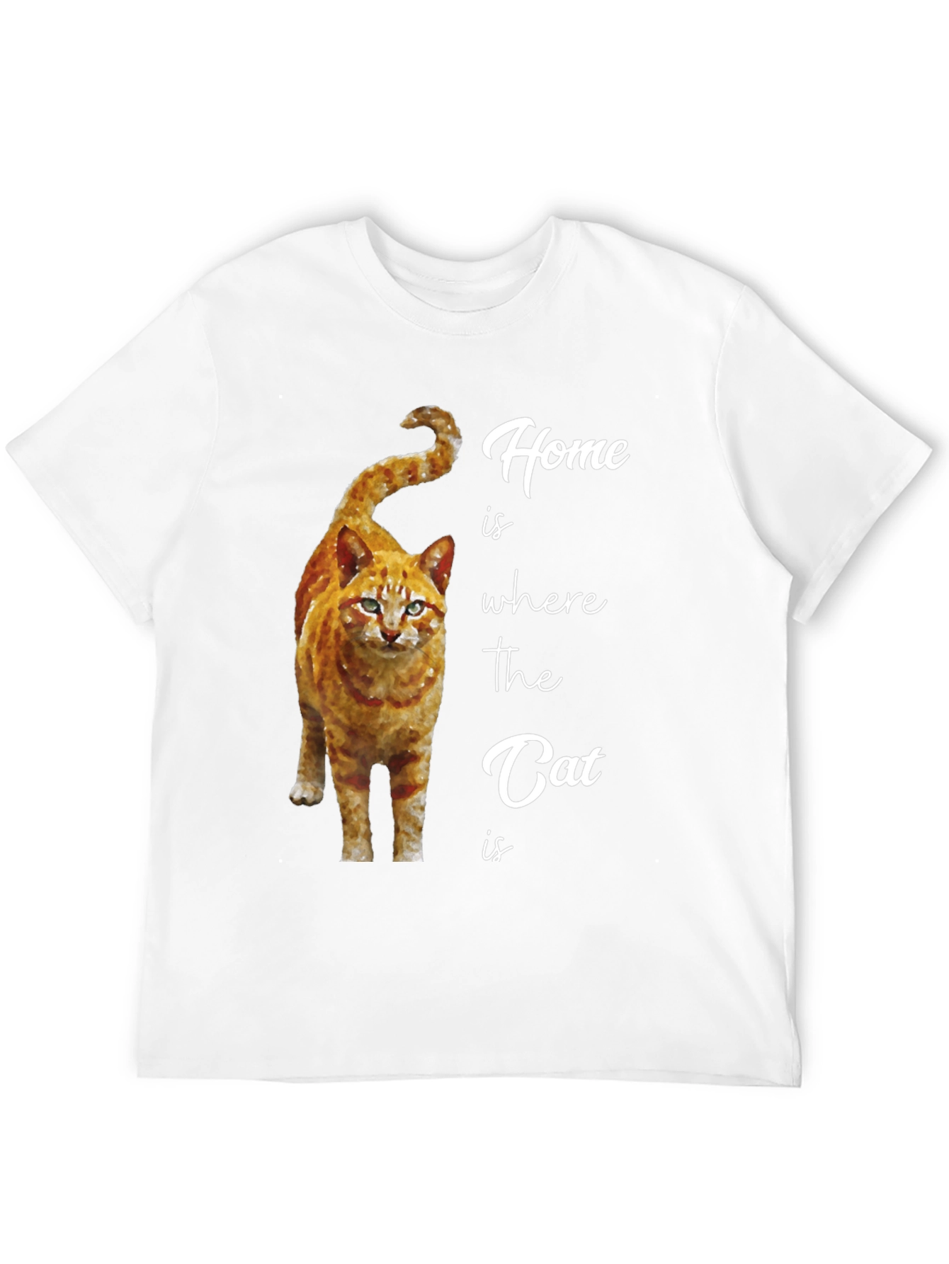Home is Where the Cat Is Graphic T-Shirt