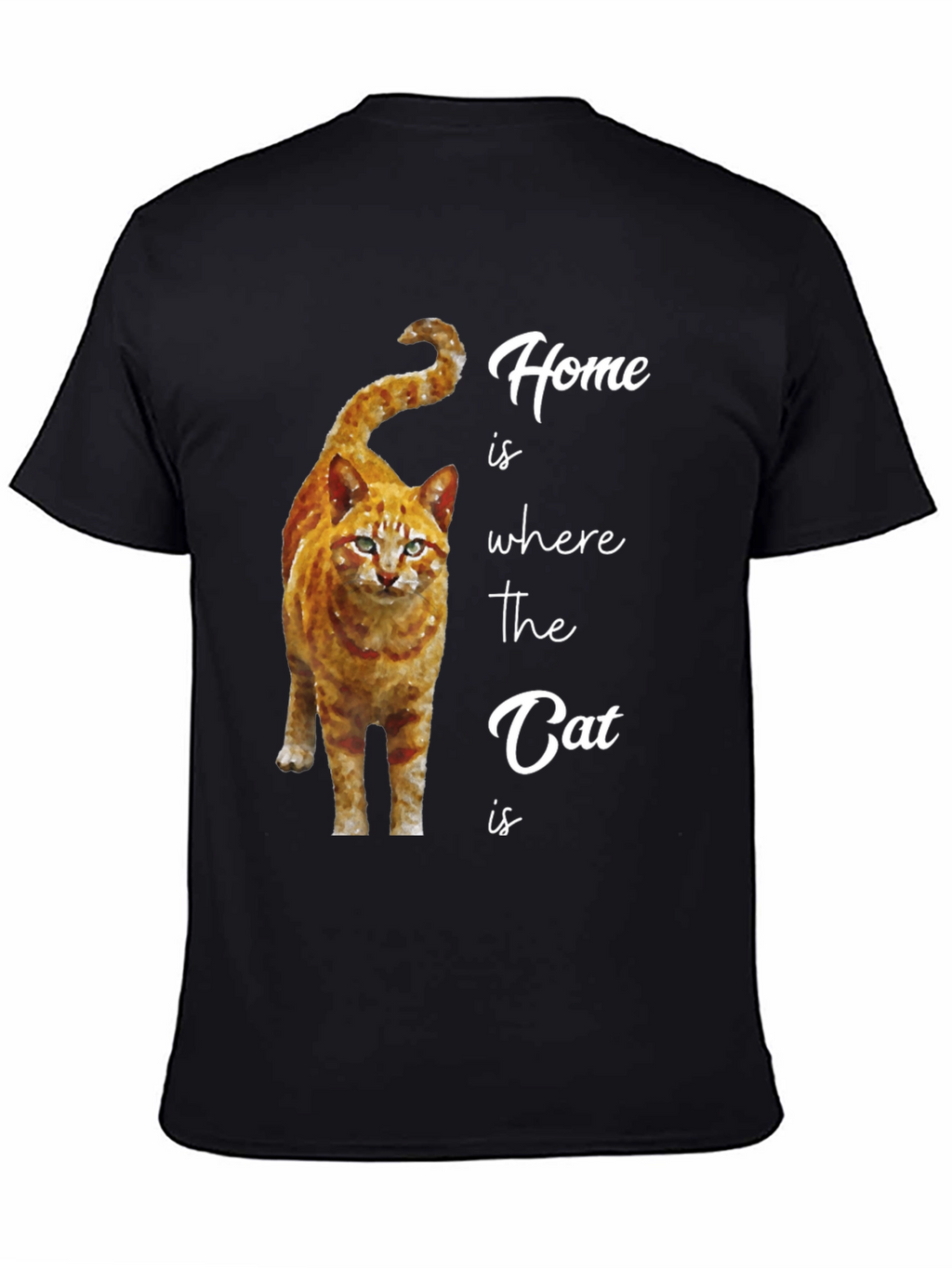 Home is Where the Cat Is Graphic T-Shirt