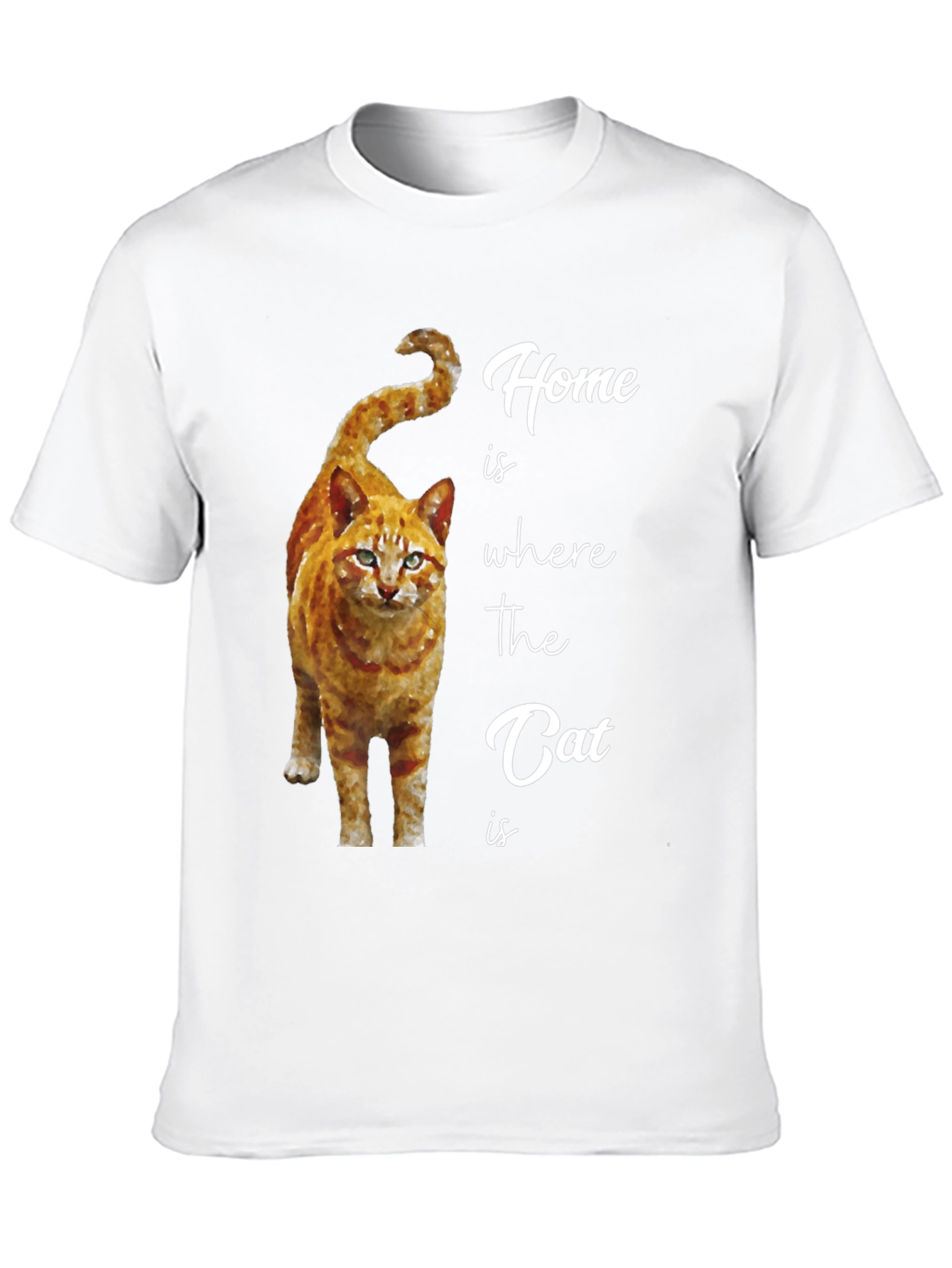 Home is Where the Cat Is Graphic T-Shirt