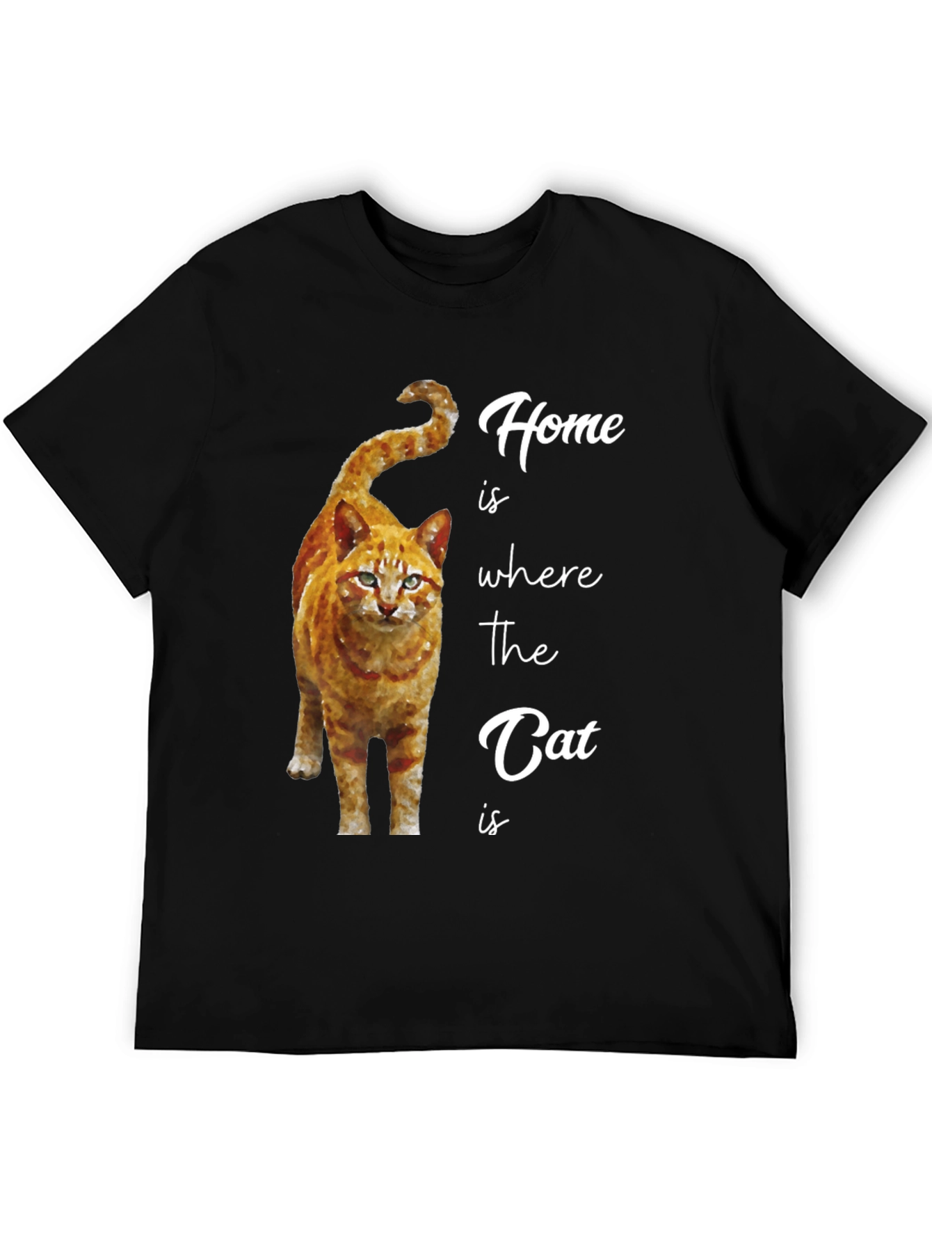 Home is Where the Cat Is Graphic T-Shirt
