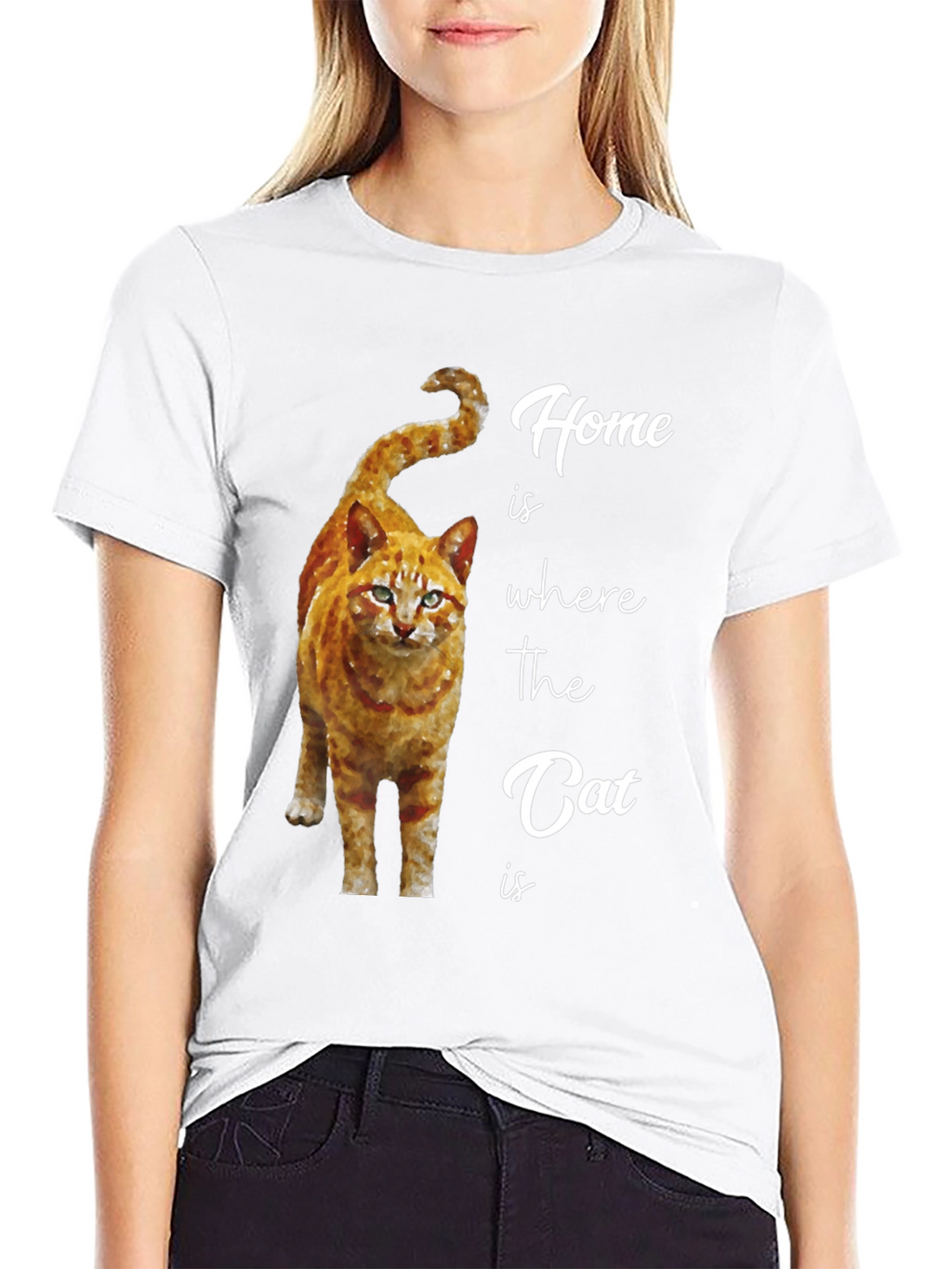 Home is Where the Cat Is Graphic T-Shirt