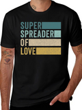 Super Spreader of Love Graphic Tee - Black
