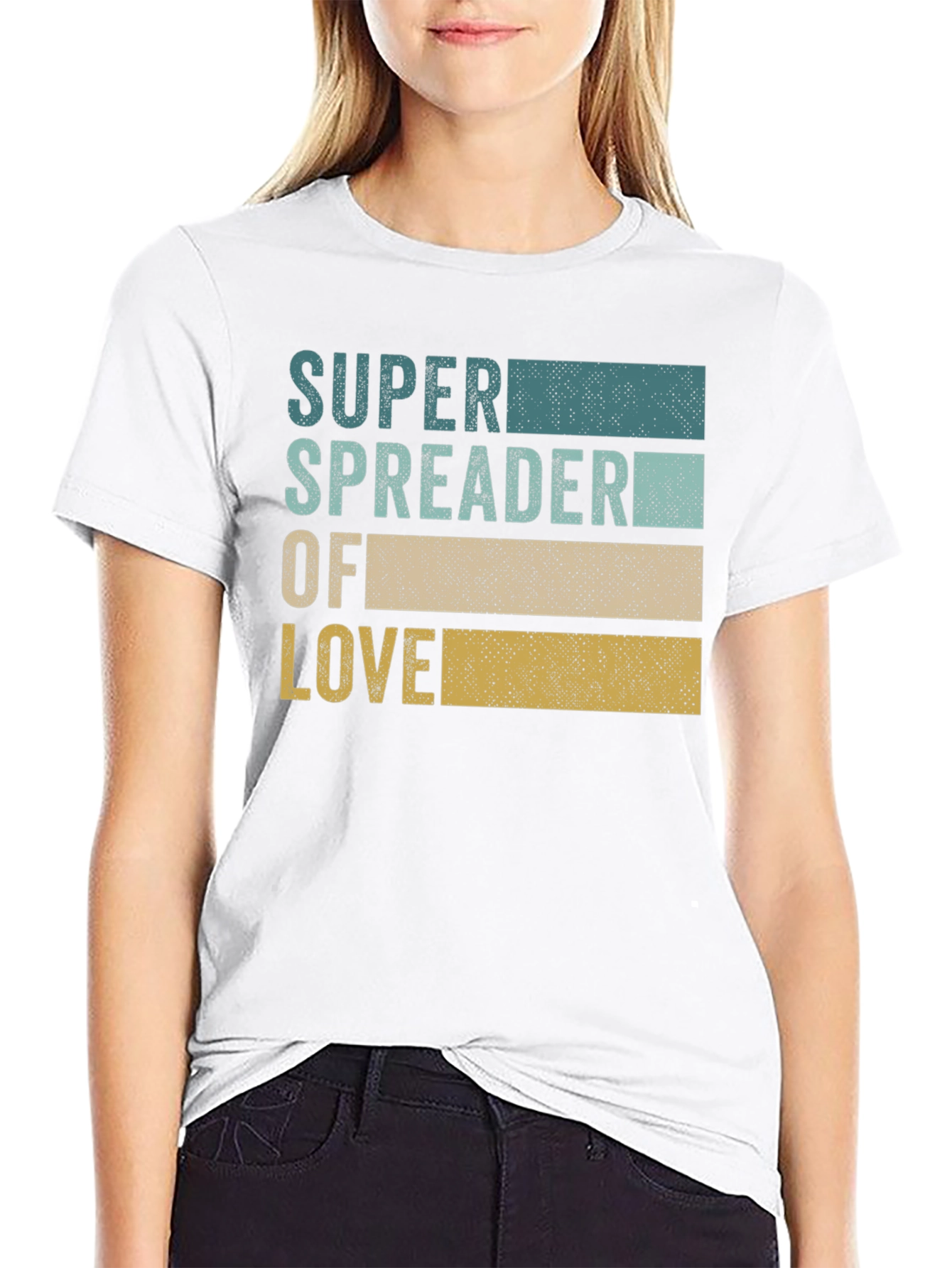 Super Spreader of Love Graphic Tee - Black