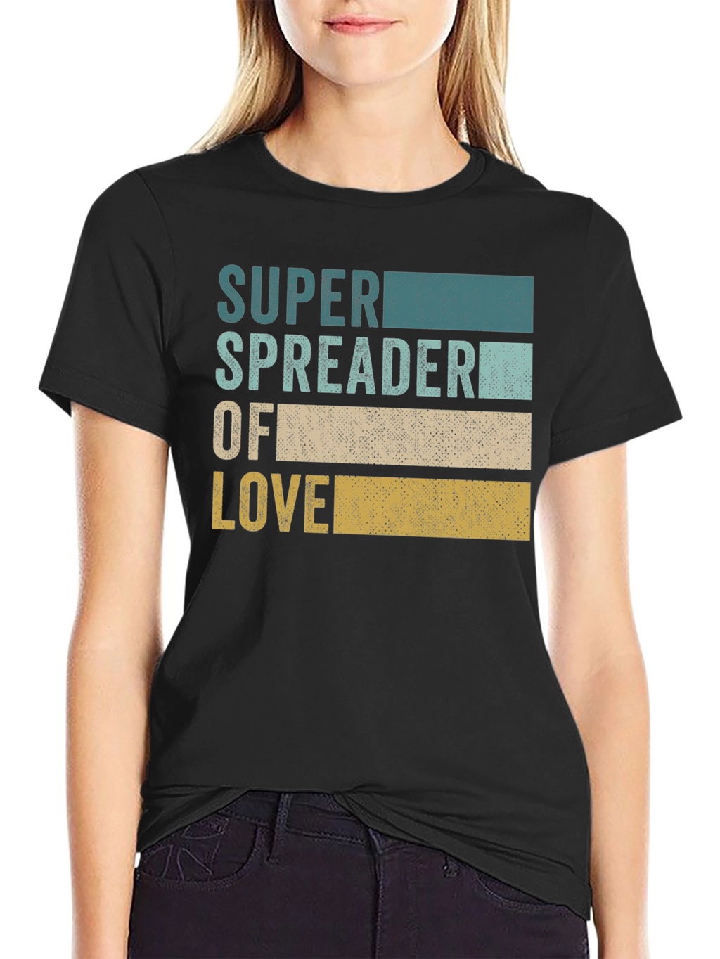 Super Spreader of Love Graphic Tee - Black