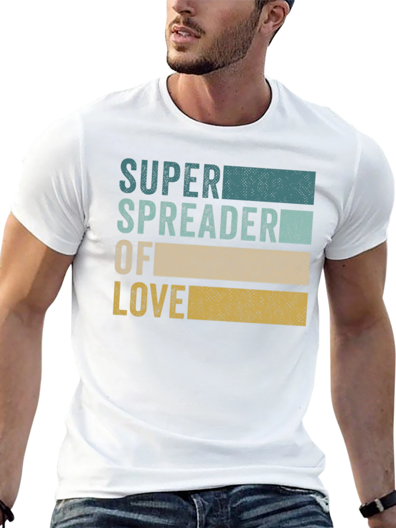 Super Spreader of Love Graphic Tee - Black