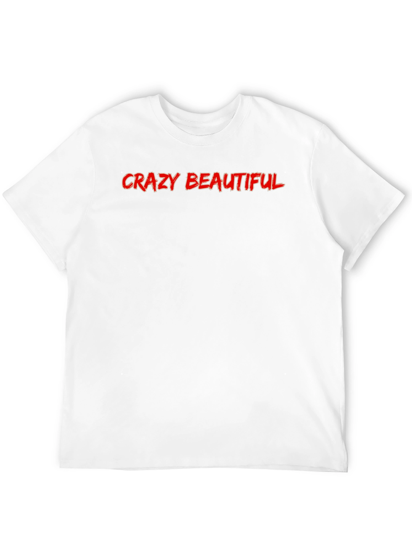 Crazy Beautiful Graphic Tee - Soft Cotton Black T-Shirt
