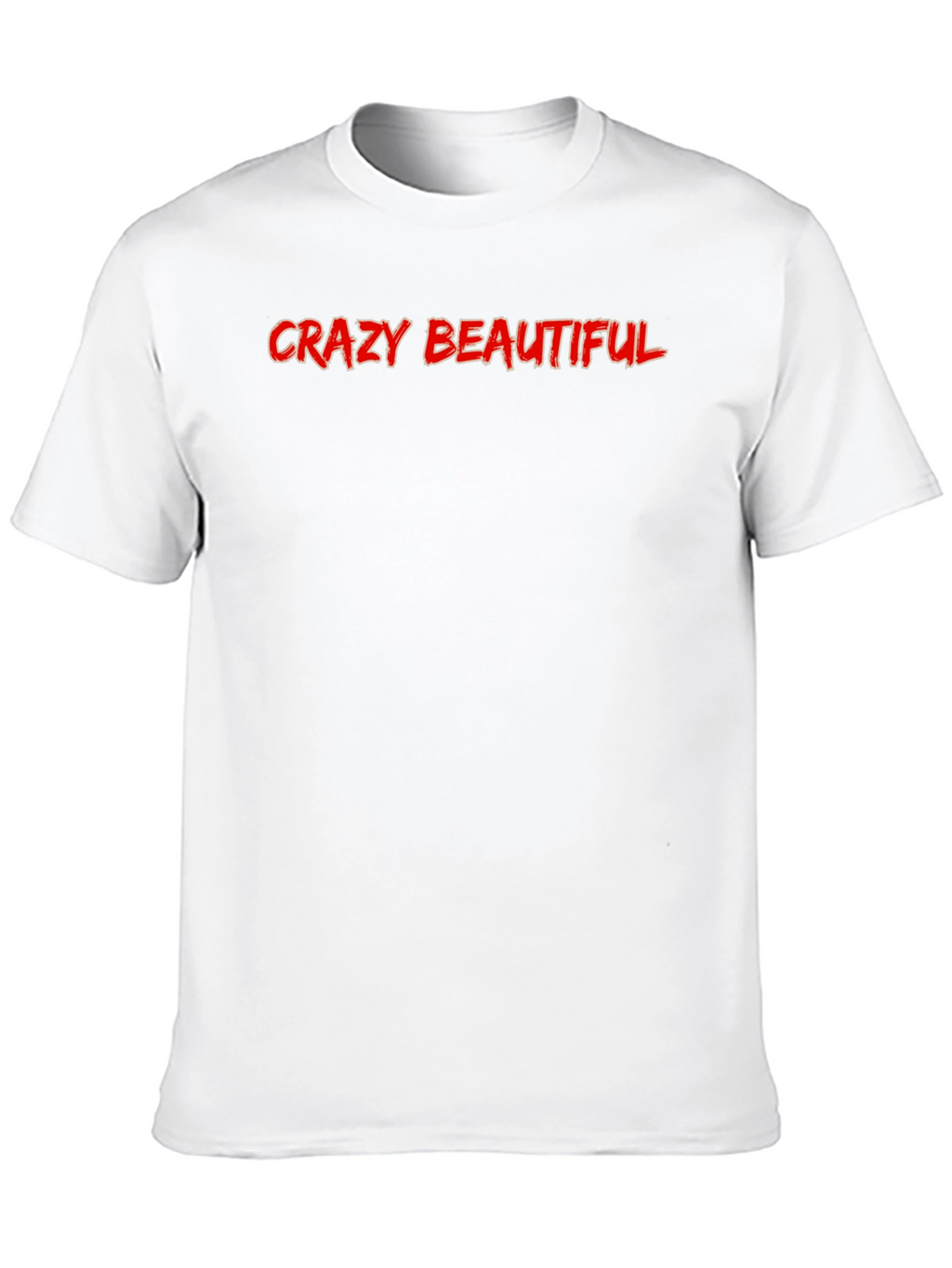 Crazy Beautiful Graphic Tee - Soft Cotton Black T-Shirt
