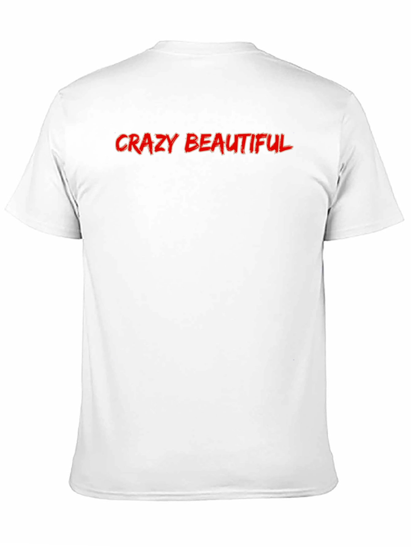 Crazy Beautiful Graphic Tee - Soft Cotton Black T-Shirt