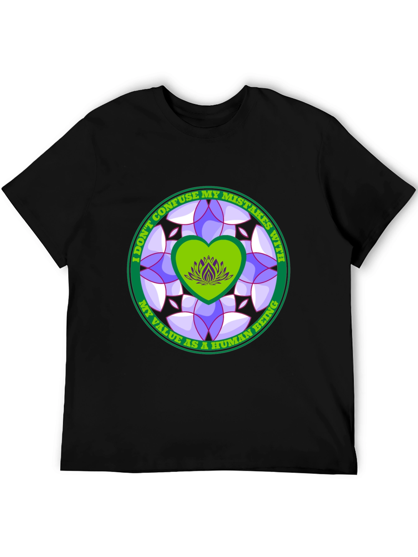 Inspirational Mandala Heart T-Shirt