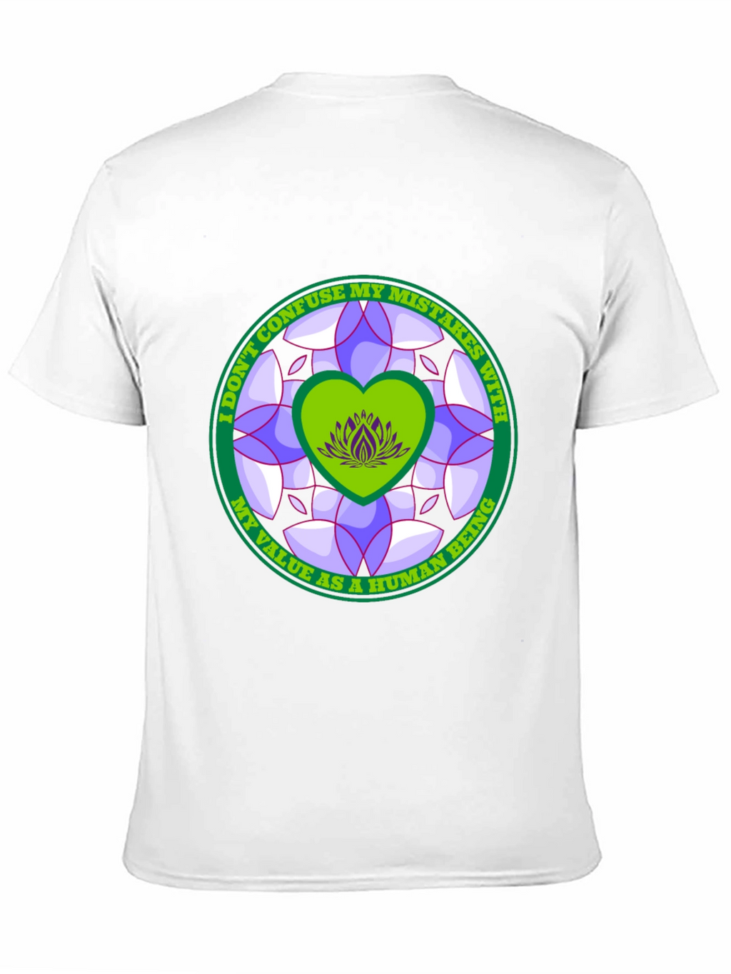 Inspirational Mandala Heart T-Shirt