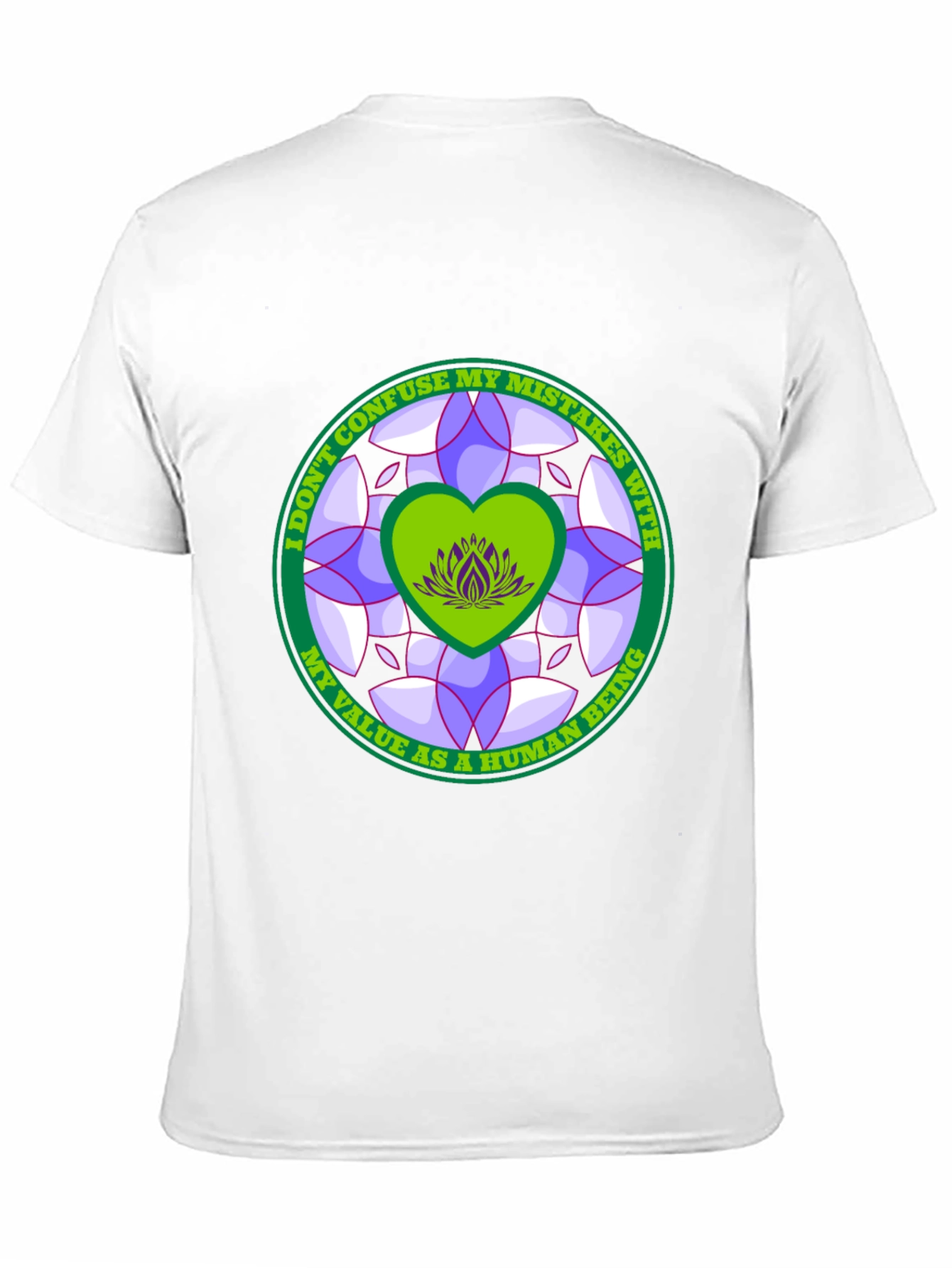 Inspirational Mandala Heart T-Shirt