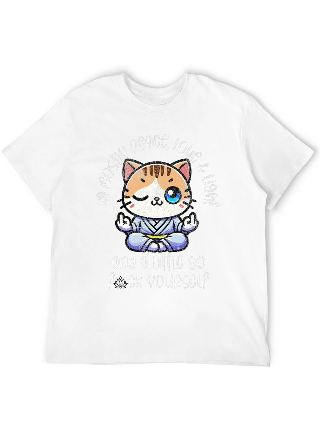 Peace Love & Light Novelty Graphic Tee