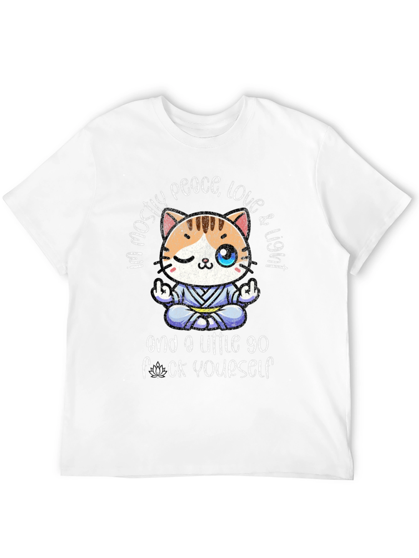 Peace Love & Light Novelty Graphic Tee