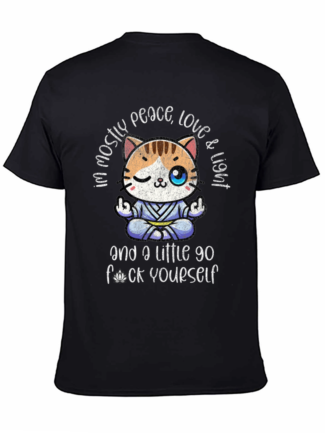 Peace Love & Light Novelty Graphic Tee