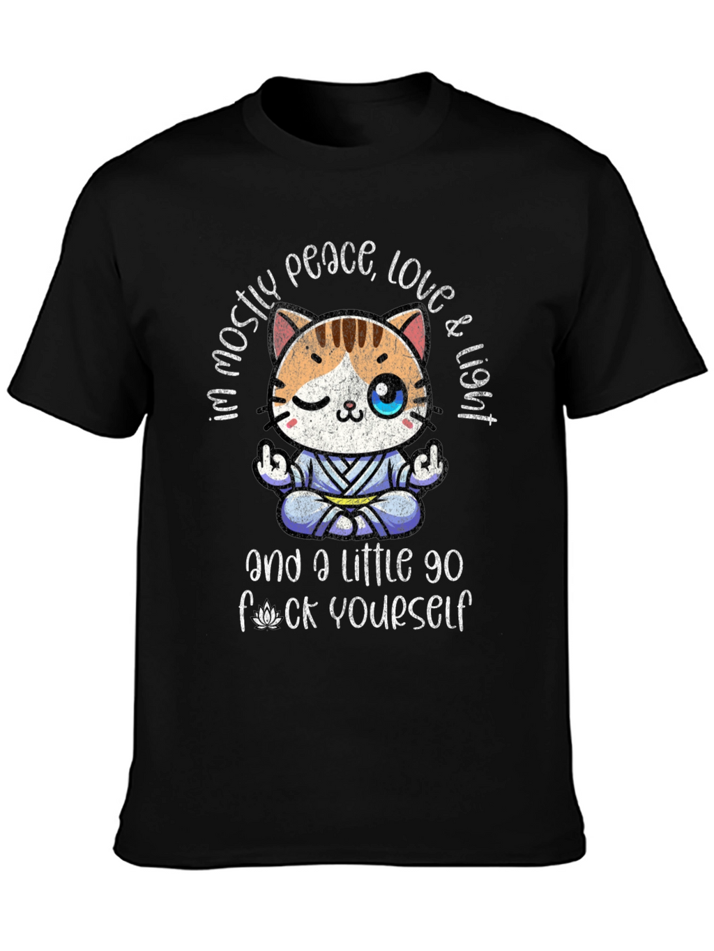 Peace Love & Light Novelty Graphic Tee