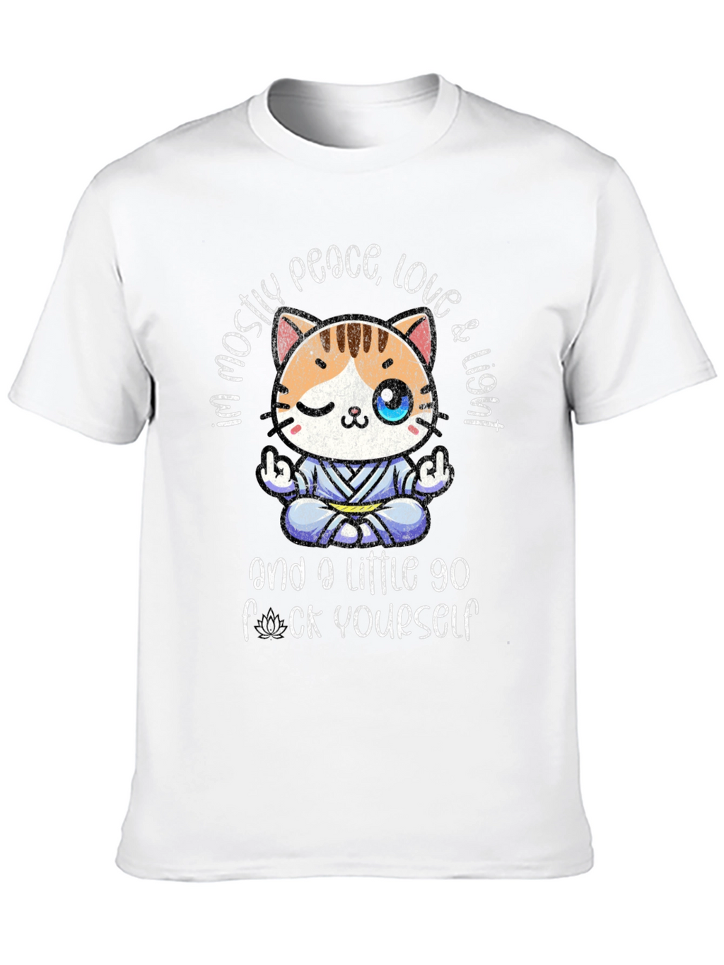 Peace Love & Light Novelty Graphic Tee