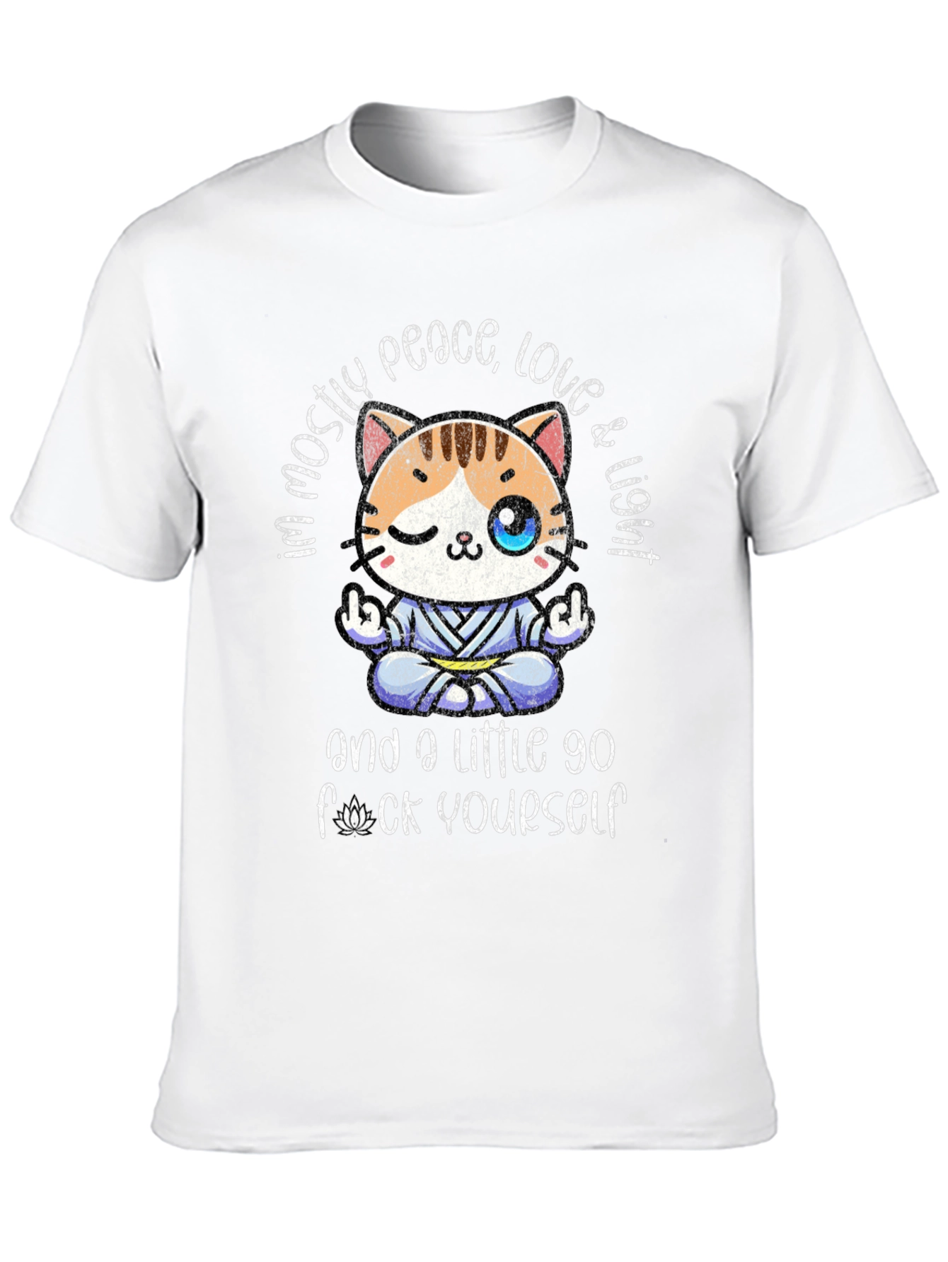 Peace Love & Light Novelty Graphic Tee