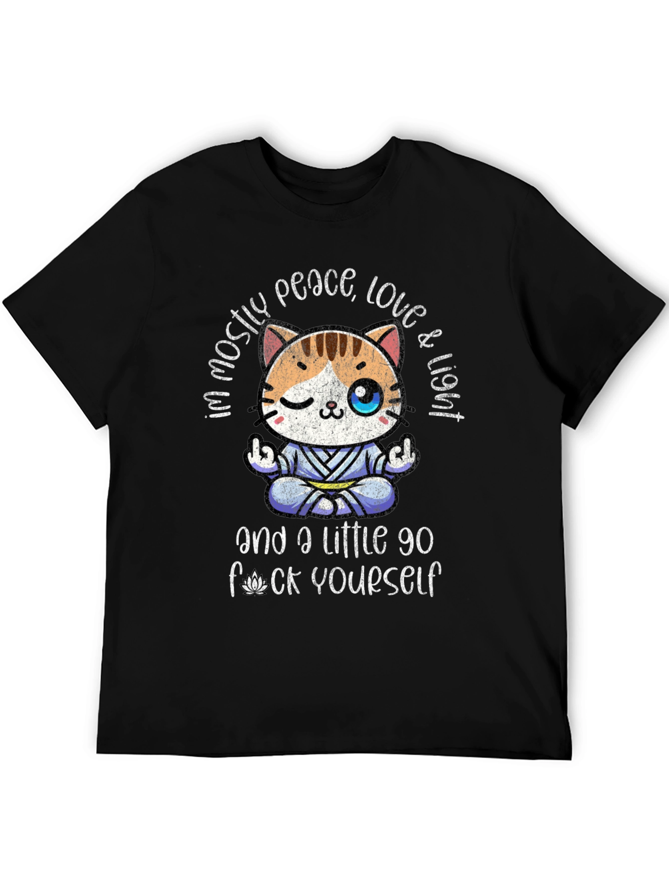 Peace Love & Light Novelty Graphic Tee