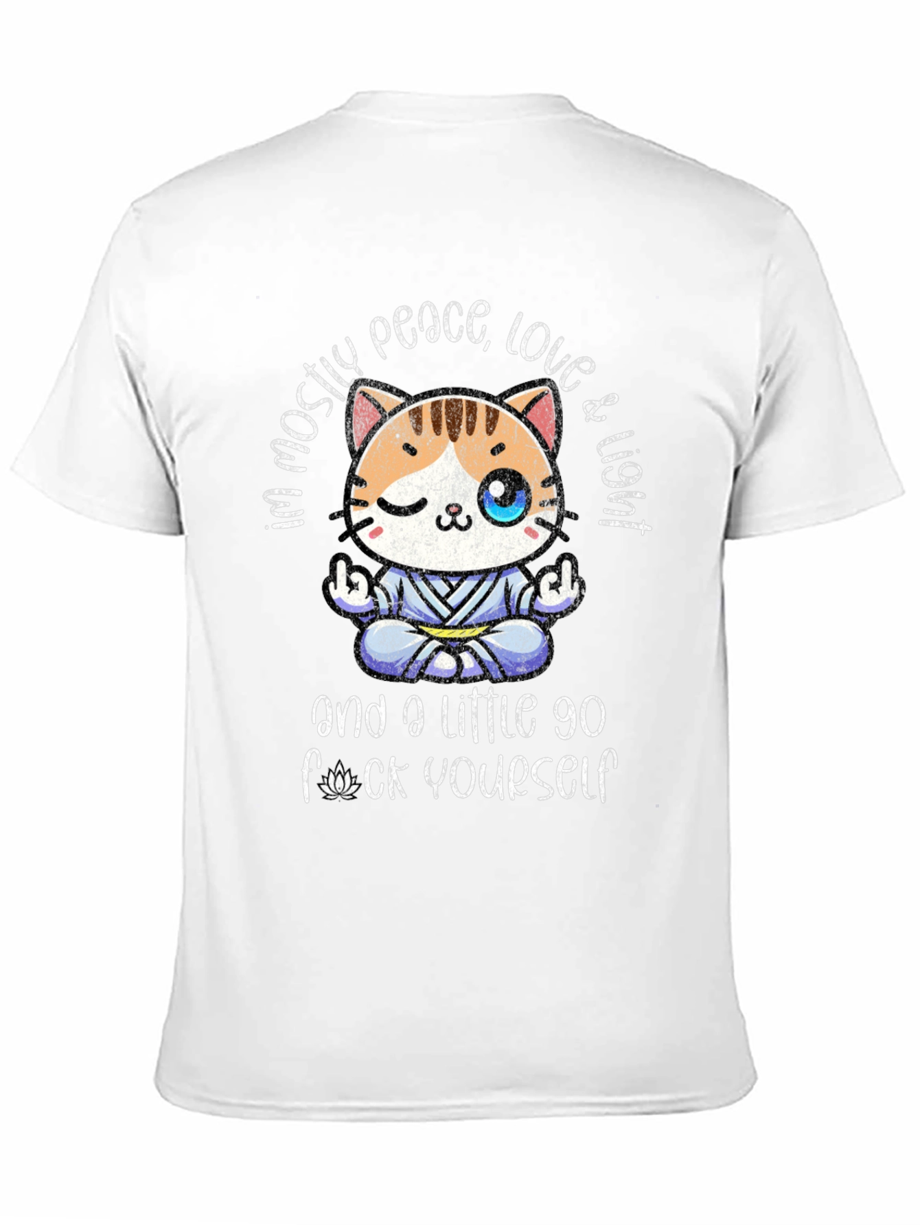 Peace Love & Light Novelty Graphic Tee